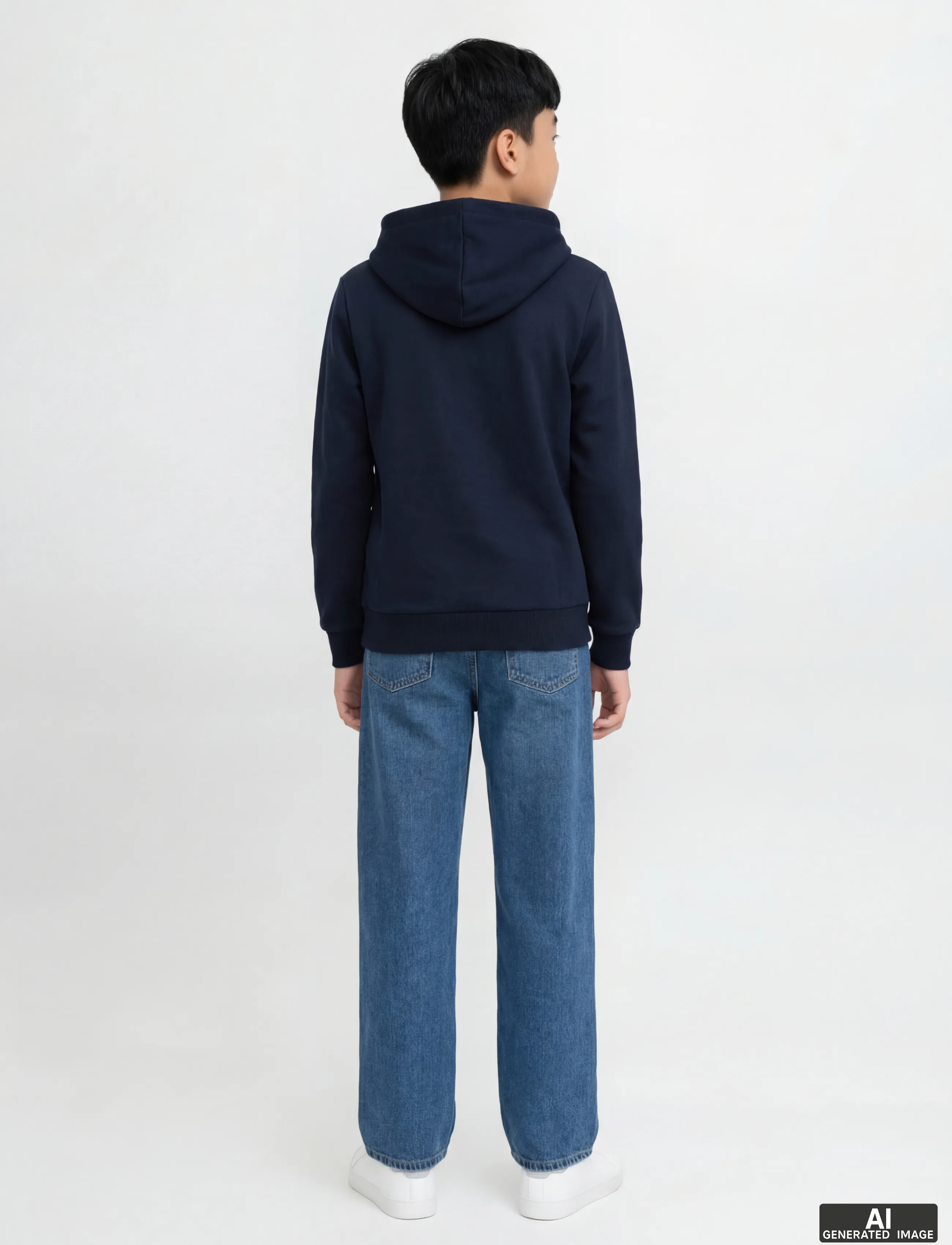 JJ REBEL - JREBREBEL LOGO SWEAT HOOD NOOS JNR - sweatshirts & hættetrøjer - sky captain - 3