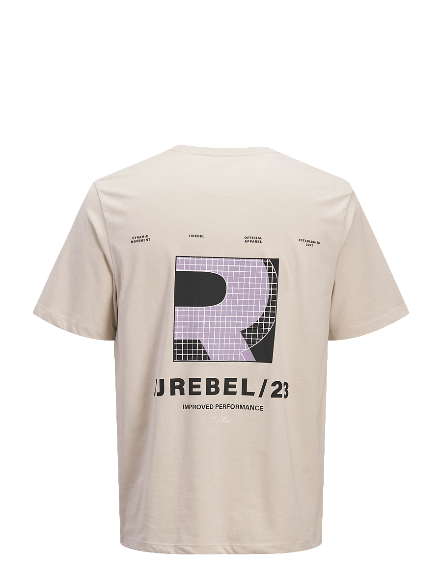 JJ REBEL - JREBEDDIE SS TEE - moonbeam - 2