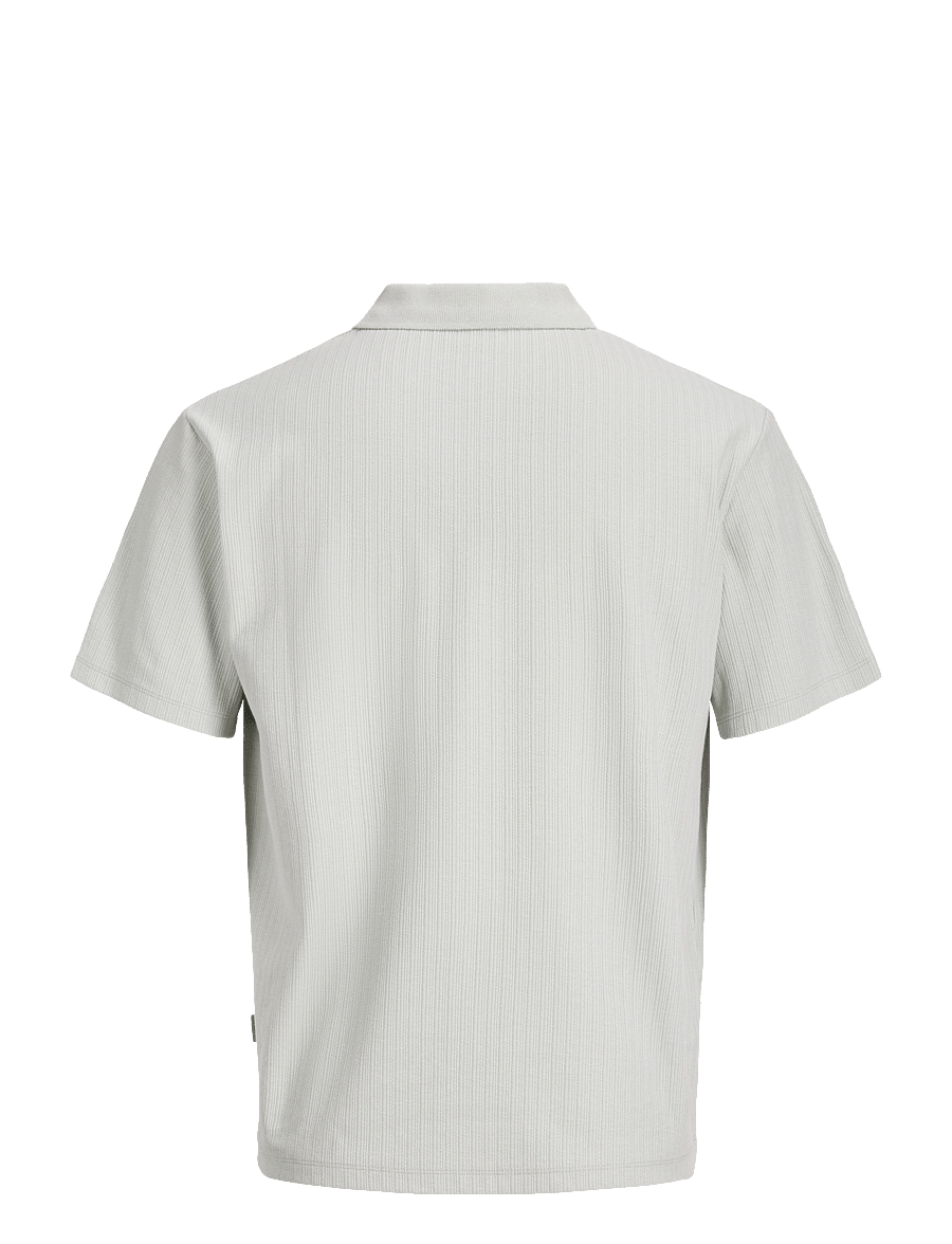 JJ REBEL - JREBDENVER SPLIT NECK SS TEE - aqua gray - 2