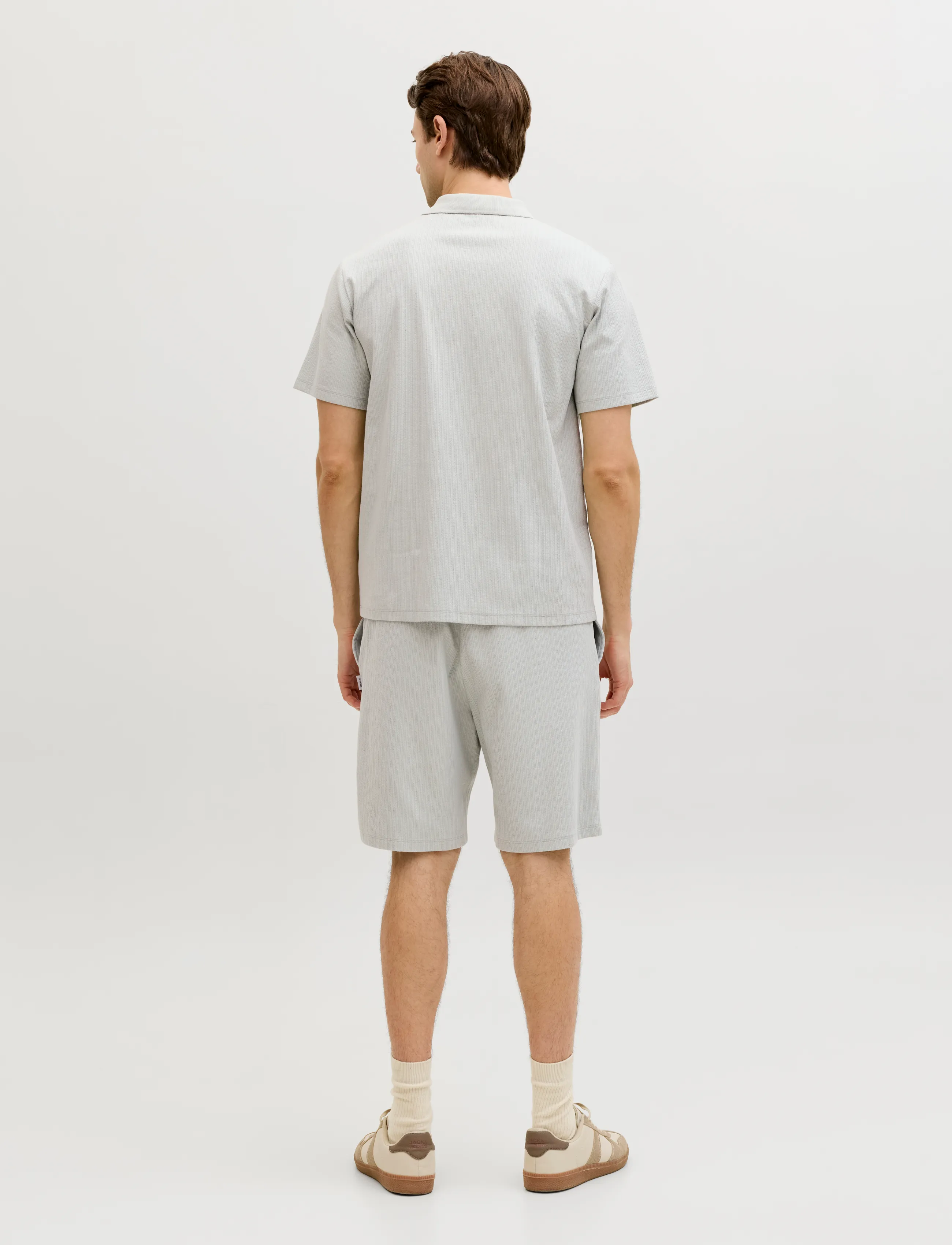 JJ REBEL - JREBDENVER SPLIT NECK SS TEE - aqua gray - 3