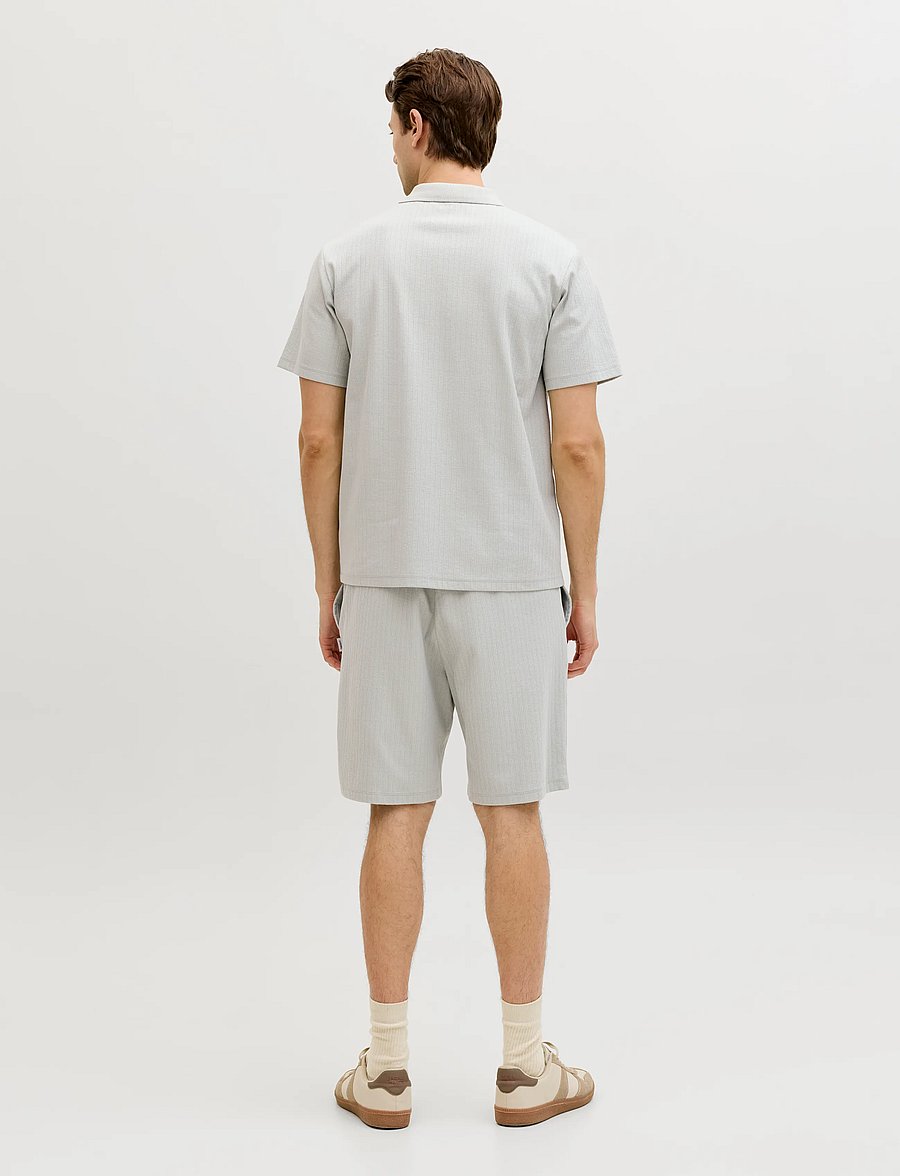 JJ REBEL - JREBDENVER SPLIT NECK SS TEE - aqua gray - 3