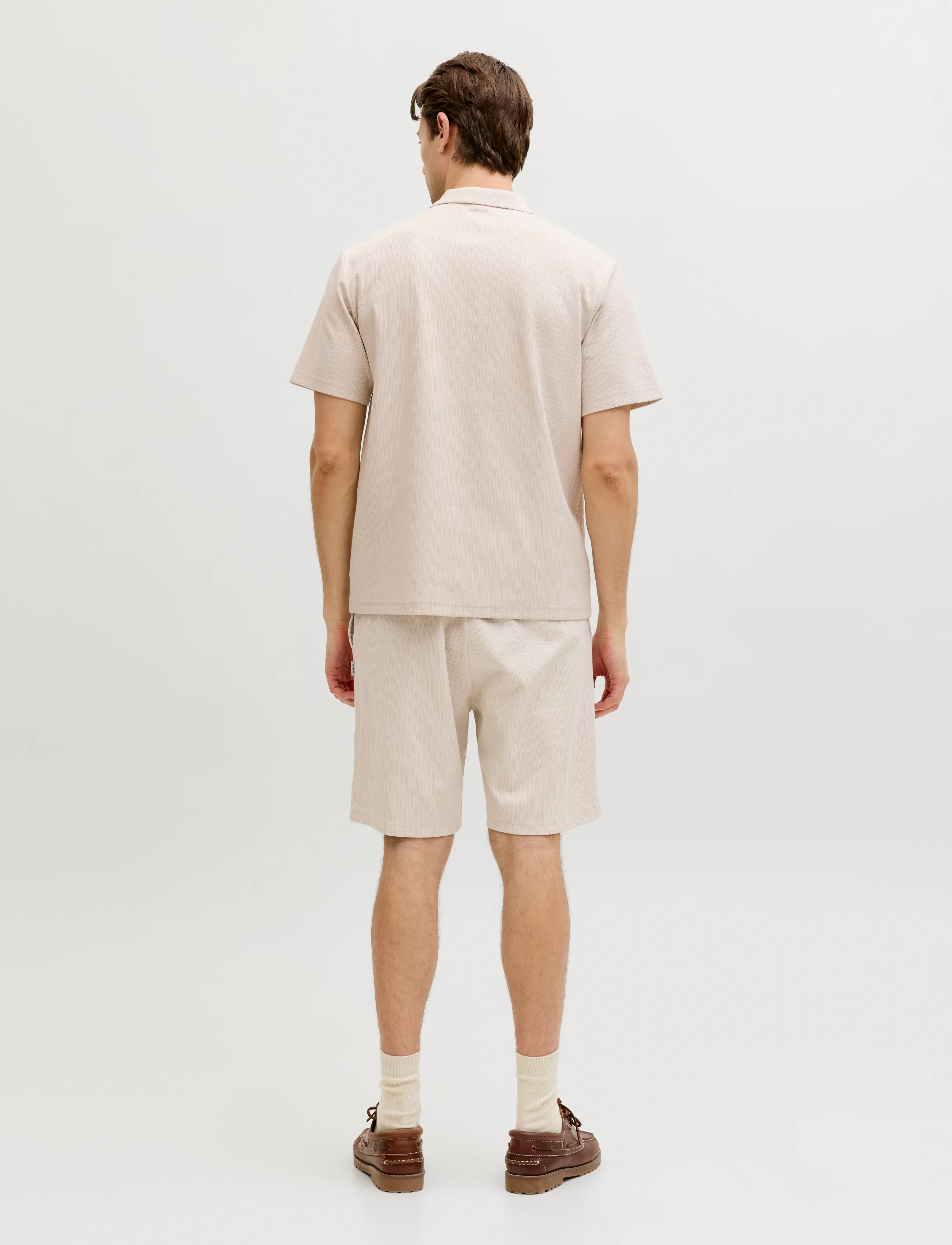 JJ REBEL - JREBDENVER SPLIT NECK SS TEE - moonbeam - 2
