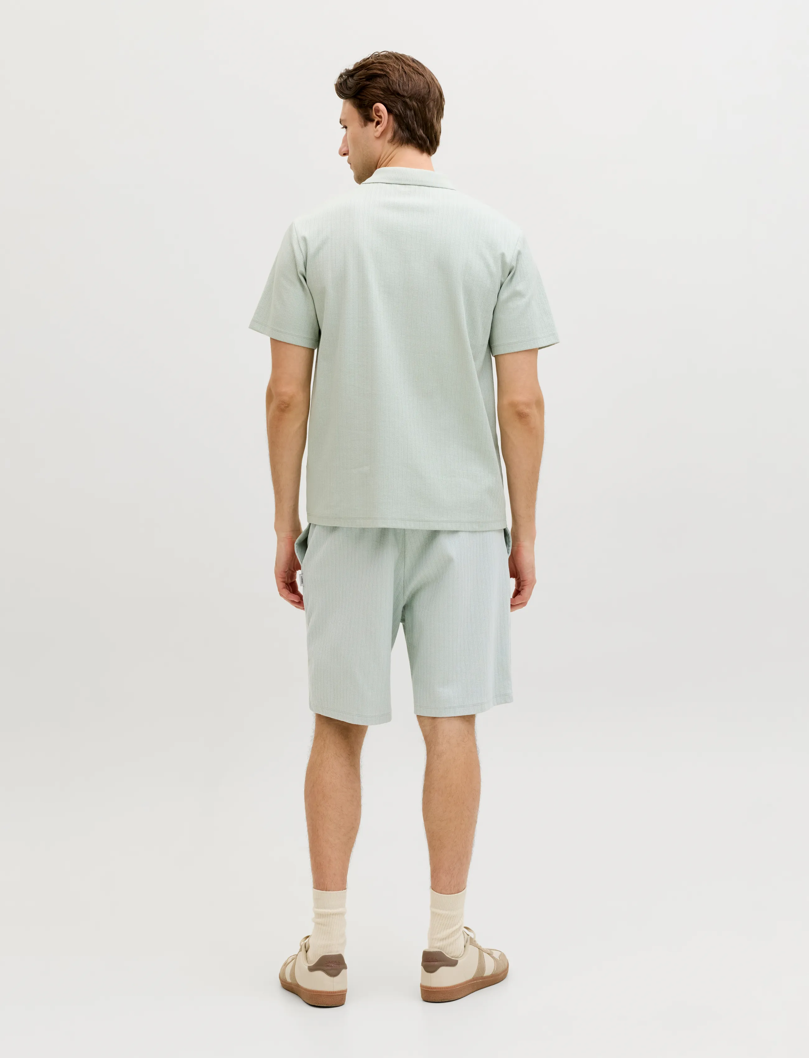 JJ REBEL - JREBKENNI DENVER SWEAT SHORTS - lägsta priserna - aqua gray - 3