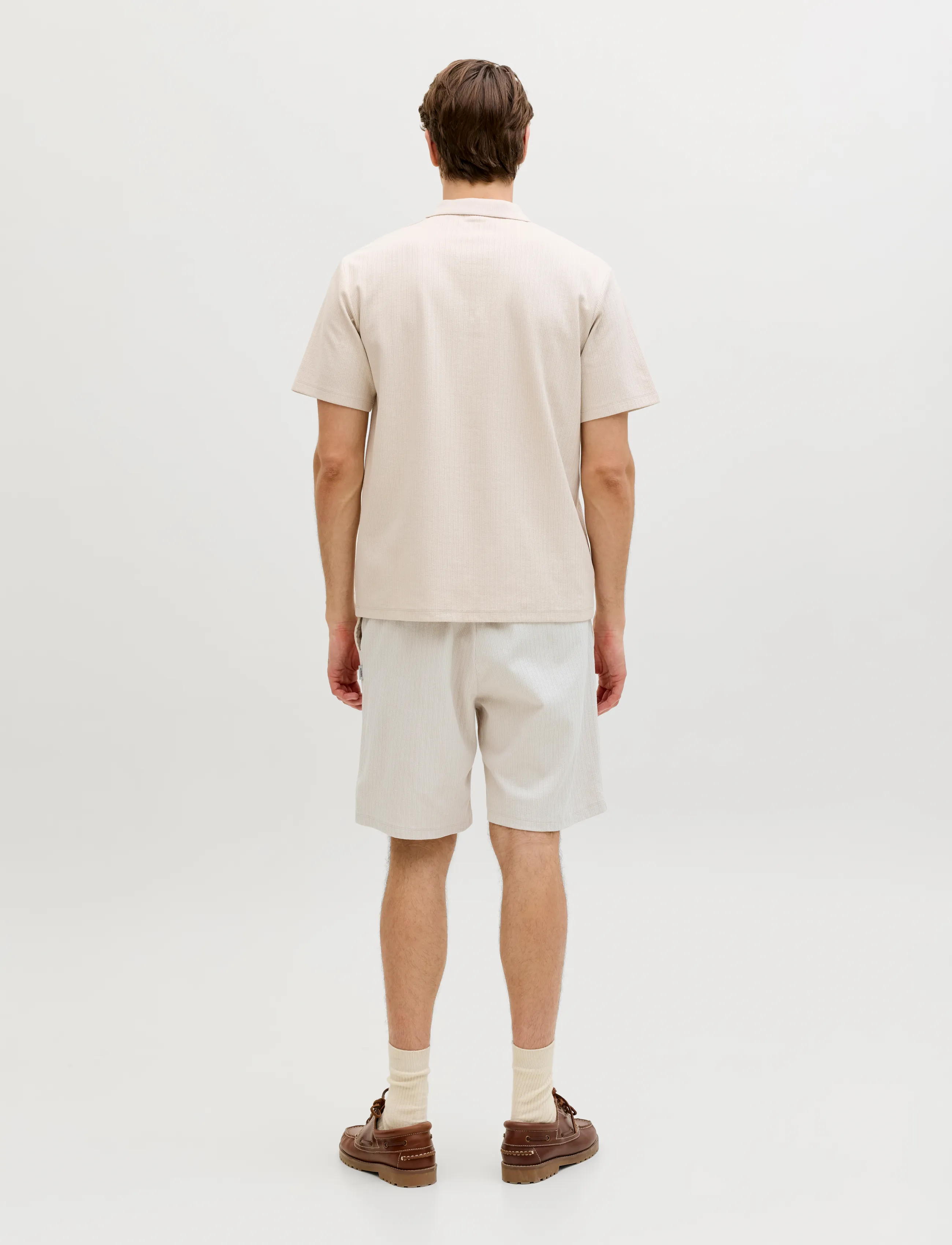 JJ REBEL - JREBKENNI DENVER SWEAT SHORTS - laveste priser - moonbeam - 3