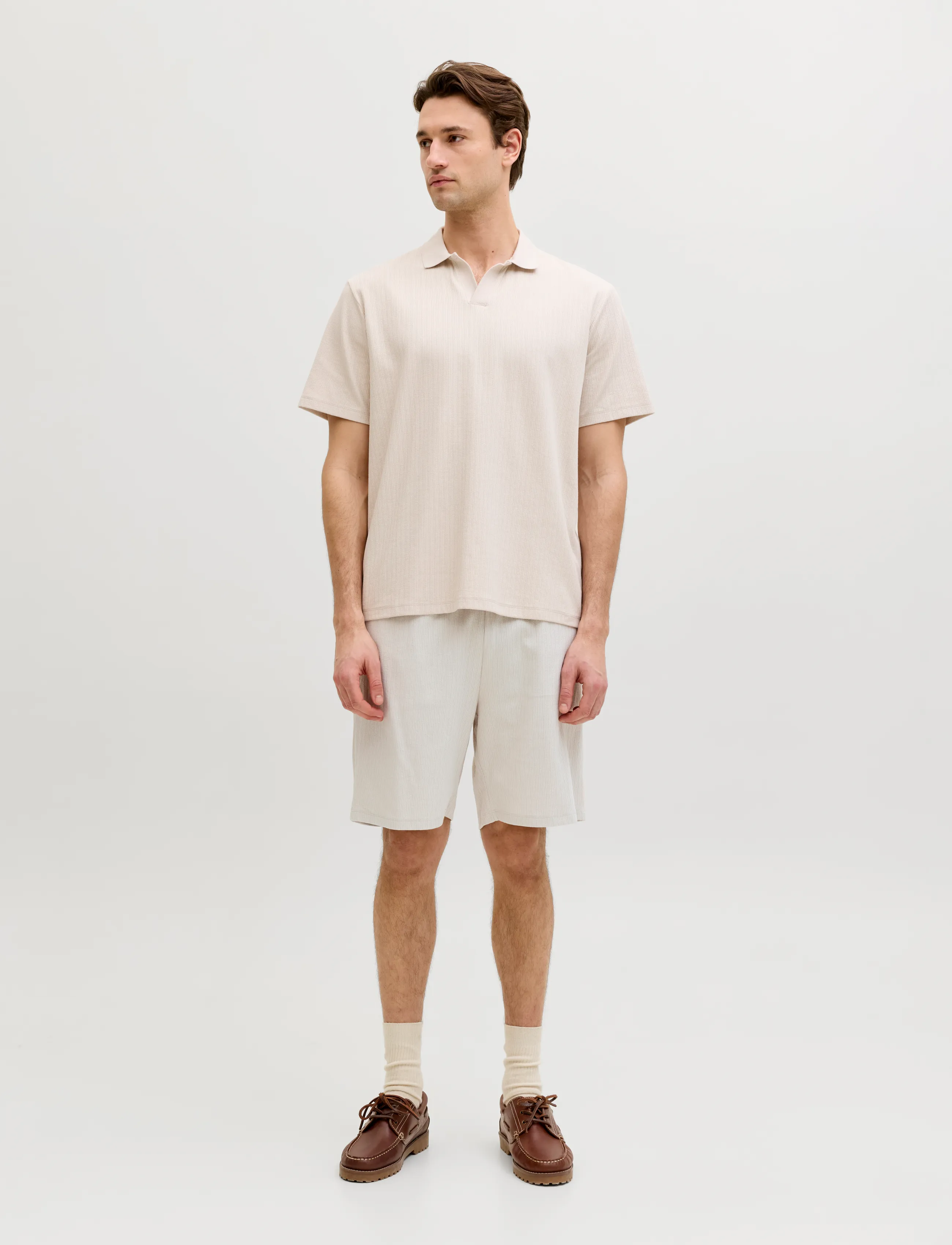 JJ REBEL - JREBKENNI DENVER SWEAT SHORTS - laveste priser - moonbeam - 4