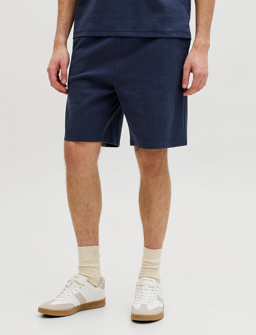 JJ REBEL - JREBKENNI DENVER SWEAT SHORTS - navy blazer - 0
