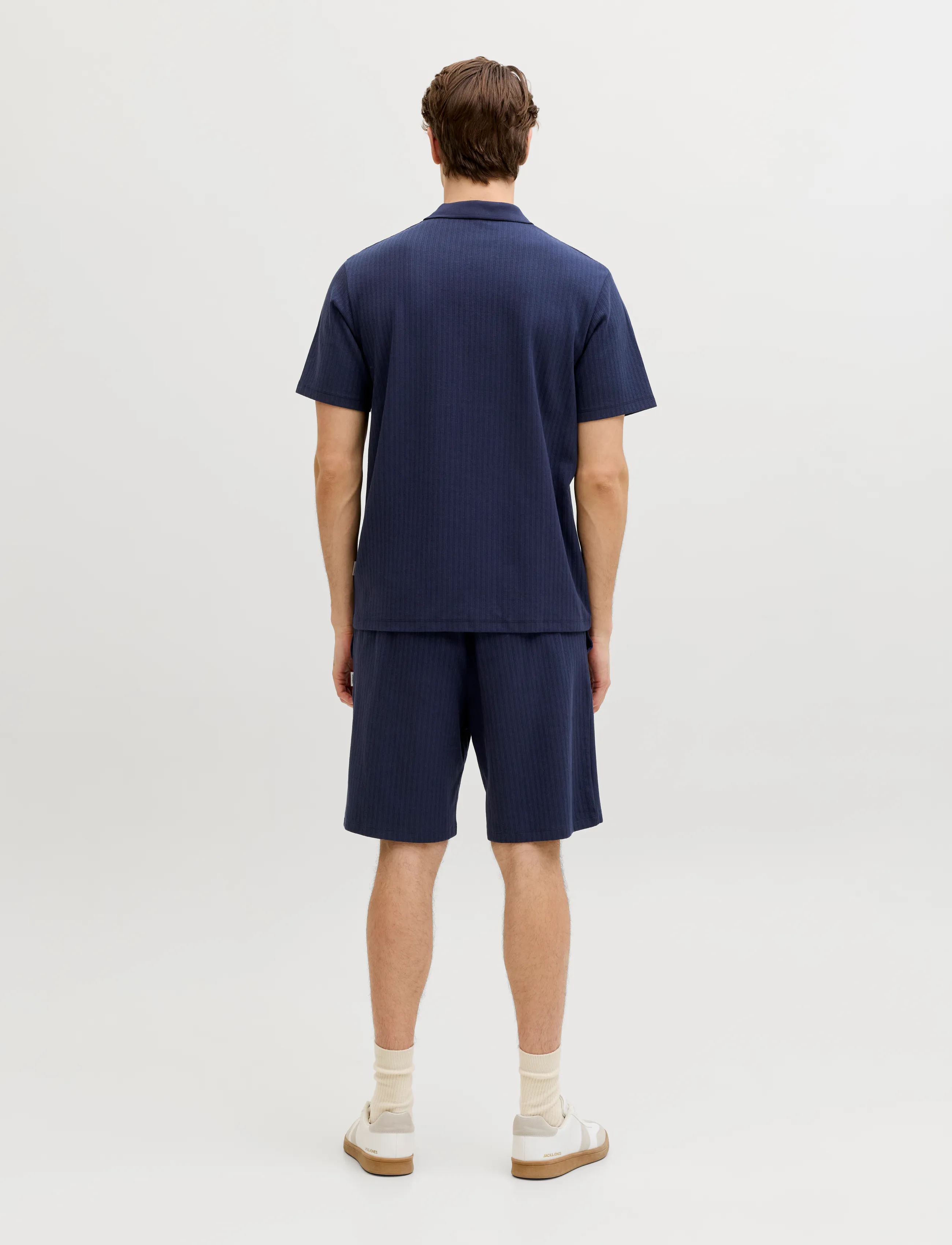 JJ REBEL - JREBKENNI DENVER SWEAT SHORTS - laveste priser - navy blazer - 3