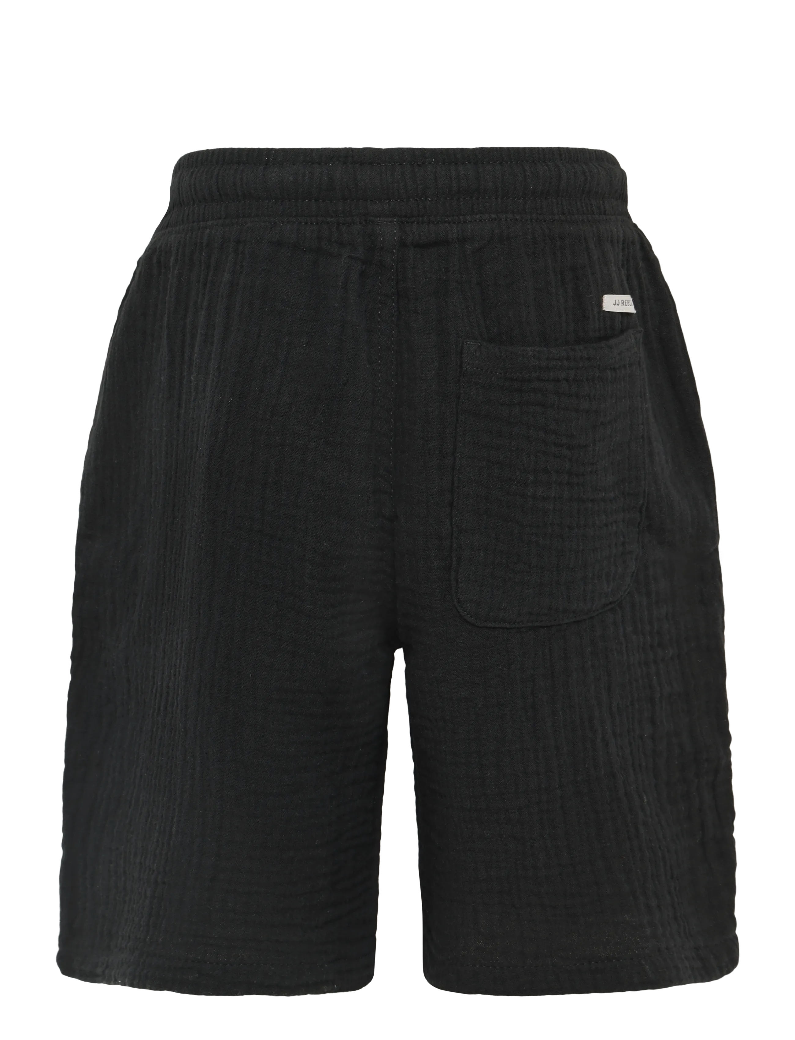 JJ REBEL - JREBJASON PATRICK JOGGER SHORT SRT JNR - gode sommertilbud - black - 2