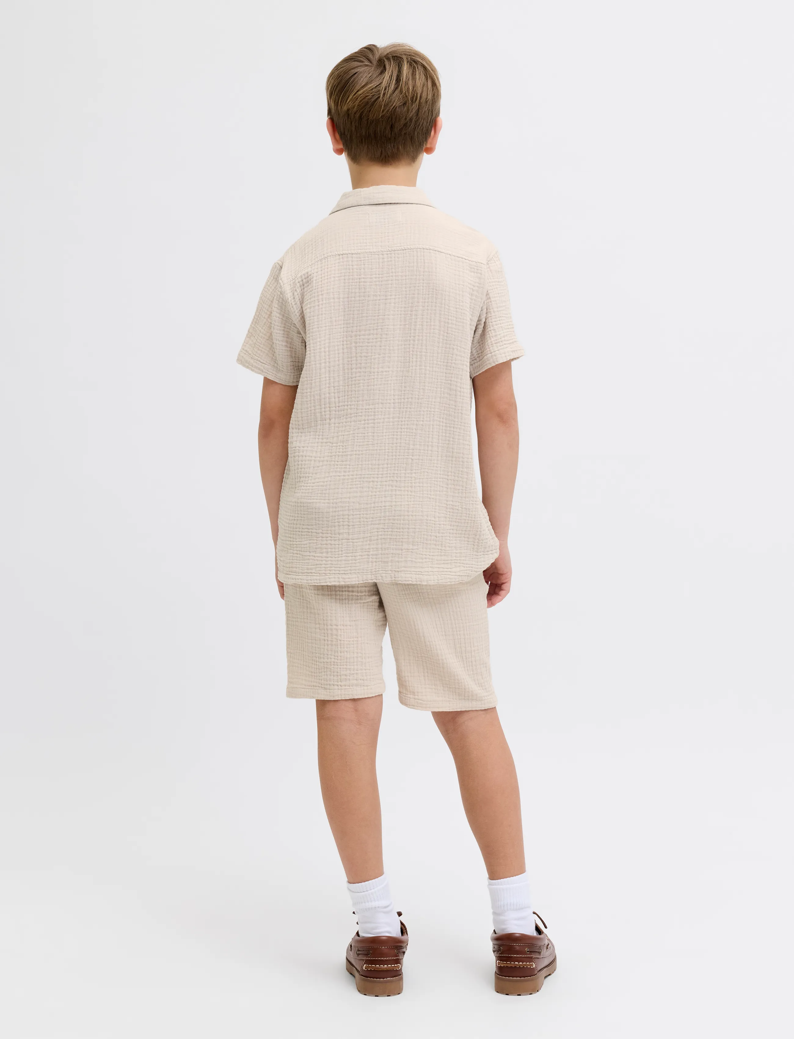 JJ REBEL - JREBJASON PATRICK JOGGER SHORT SRT JNR - gode sommertilbud - moonbeam - 3