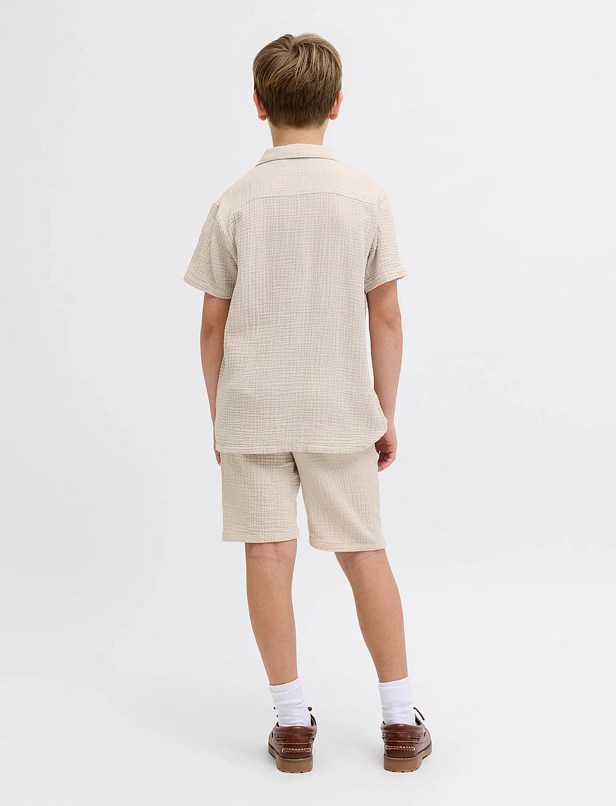JJ REBEL - JREBJASON PATRICK JOGGER SHORT SRT JNR - casual shorts - moonbeam - 3