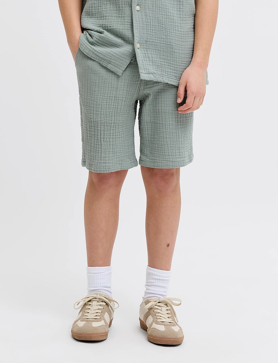 JJ REBEL - JREBJASON PATRICK JOGGER SHORT SRT JNR - casual shorts - slate gray - 0