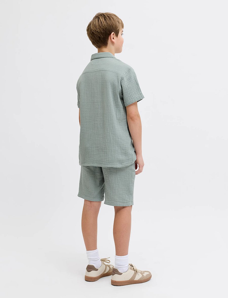JJ REBEL - JREBJASON PATRICK JOGGER SHORT SRT JNR - casual shorts - slate gray - 3