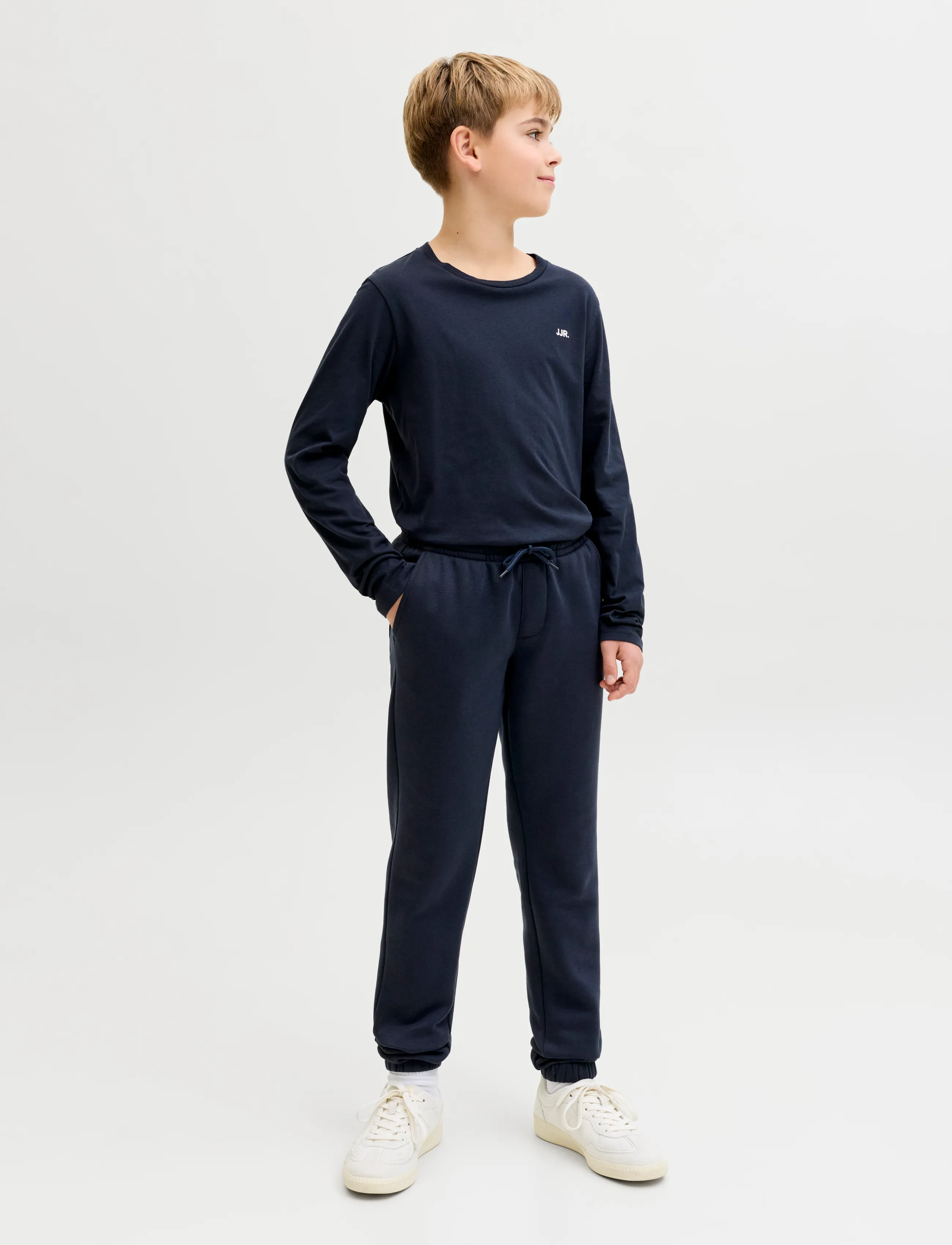 JJ REBEL - JREBGORM REG REBEL LOGO SW PANT NOOS JNR - sweatpants - sky captain - 4