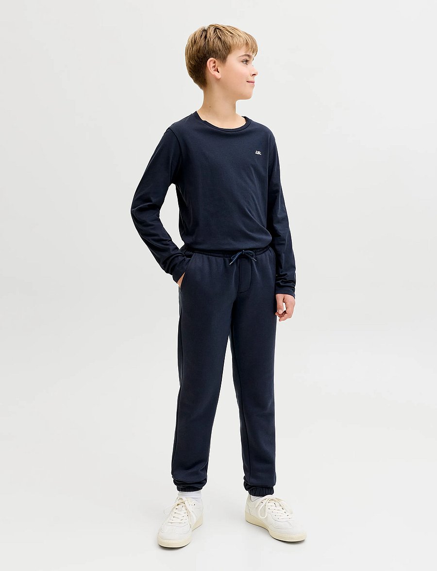 JJ REBEL - JREBGORM REG REBEL LOGO SW PANT NOOS JNR - jogginghosen - sky captain - 4