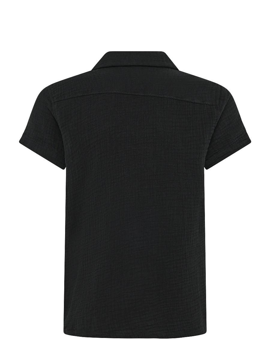 JJ REBEL - JREBJASON PATRICK RESORT SHIRT SS JNR - krekli ar īsām piedurknēm - black - 2