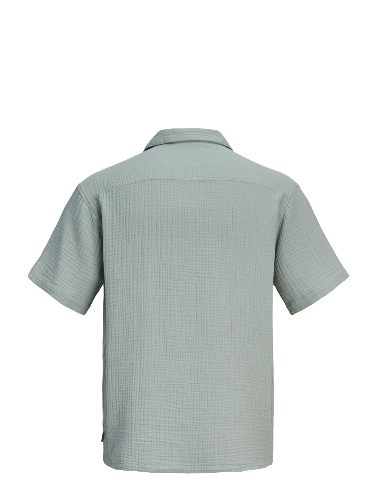 JJ REBEL - JREBJASON PATRICK RESORT SHIRT SS JNR - kortærmede skjorter - slate gray - 2