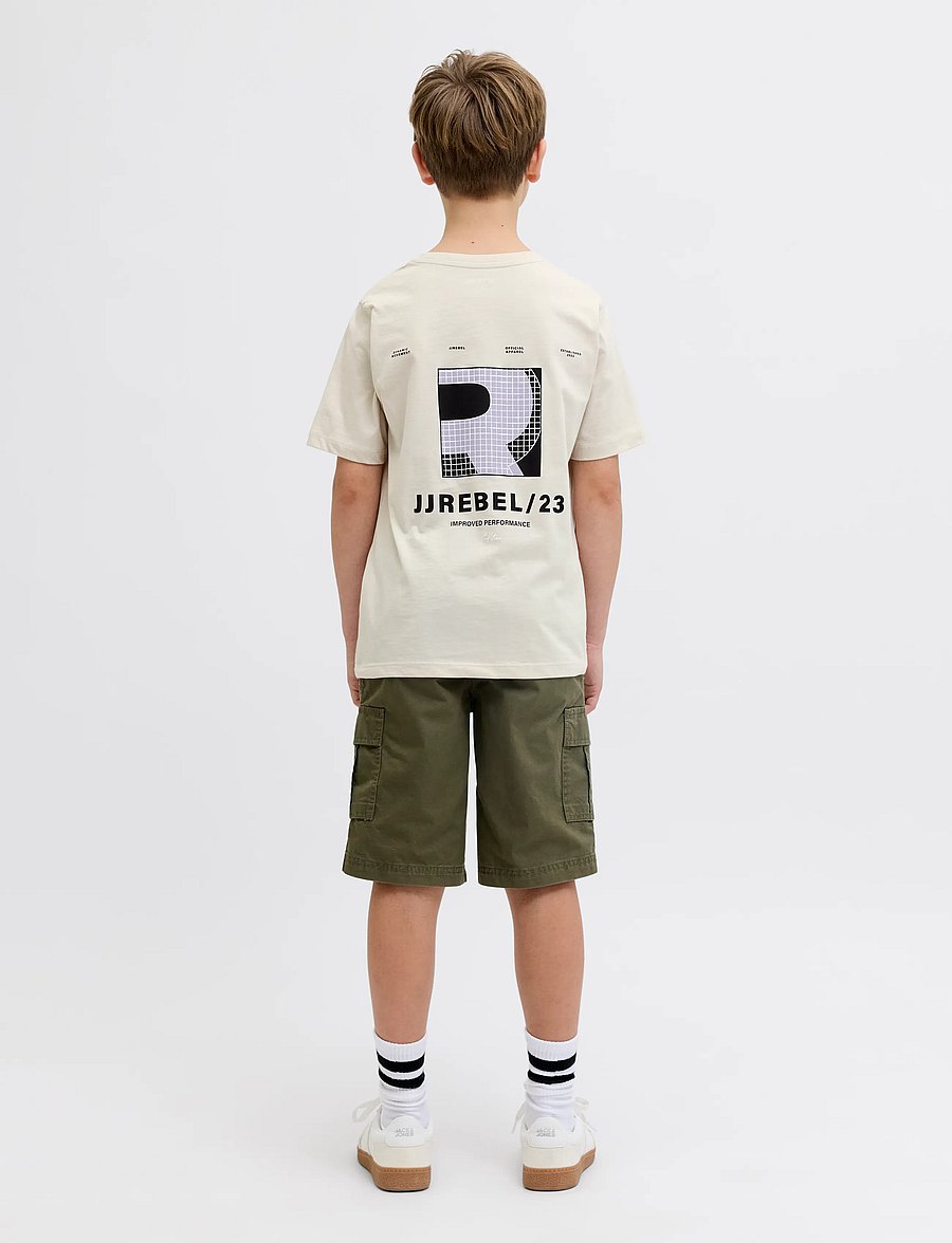 JJ REBEL - JREBEDDIE SS TEE JNR - moonbeam - 3