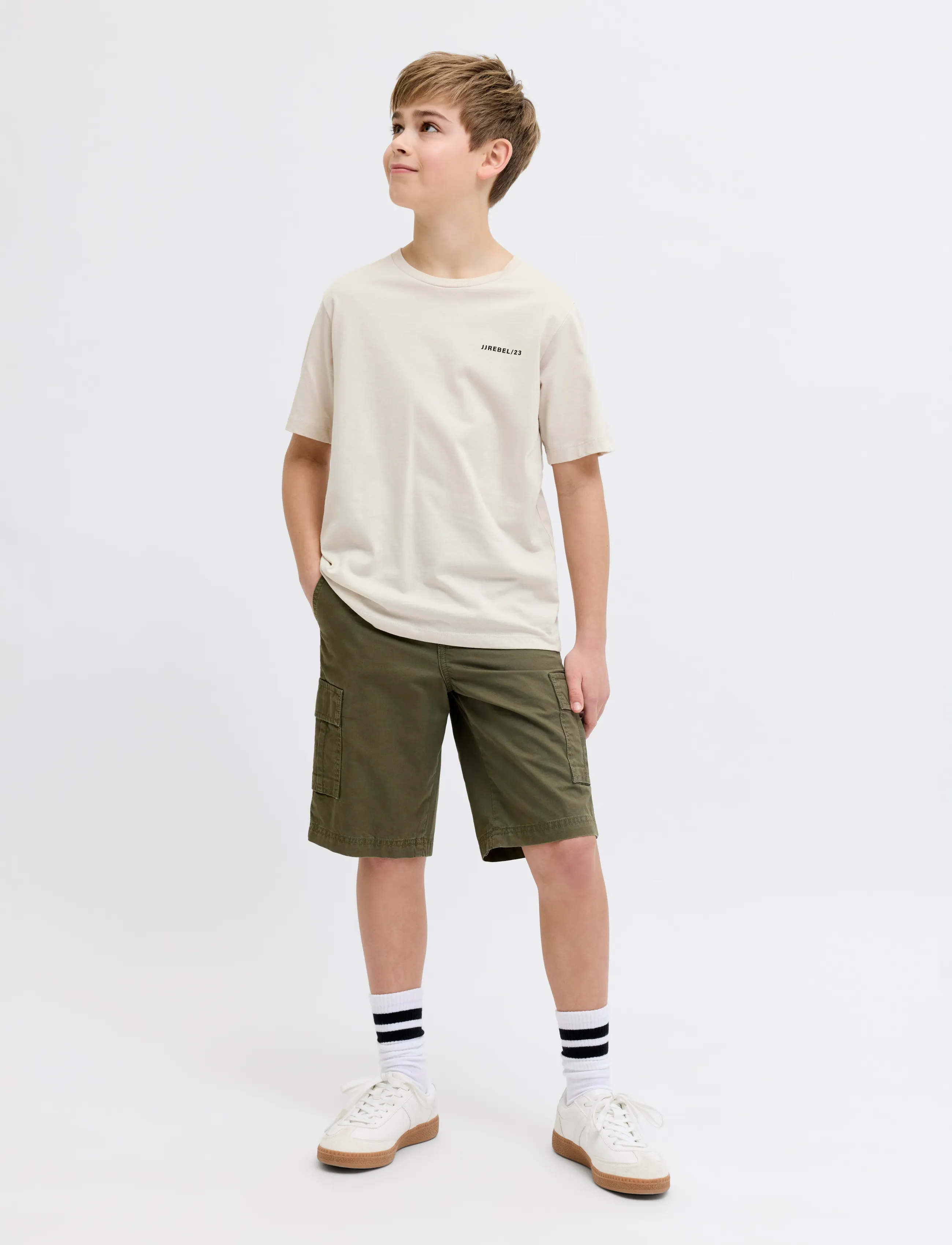 JJ REBEL - JREBEDDIE SS TEE JNR - moonbeam - 4