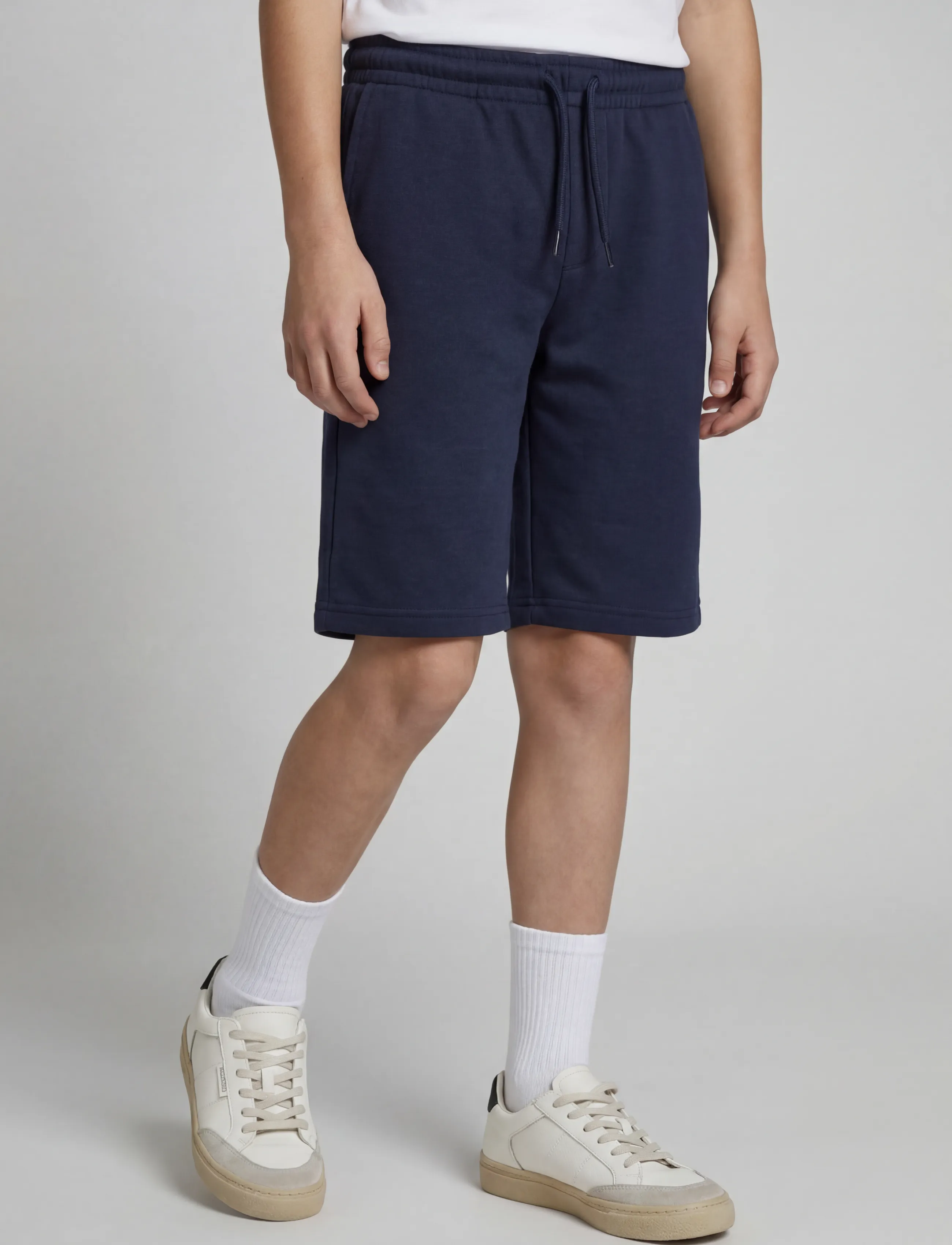 JJ REBEL JREBGORM REG REBEL LOGO SW SHORTS SN JNR - Lühikesed dressipüksid - SKY CAPTAIN / navy