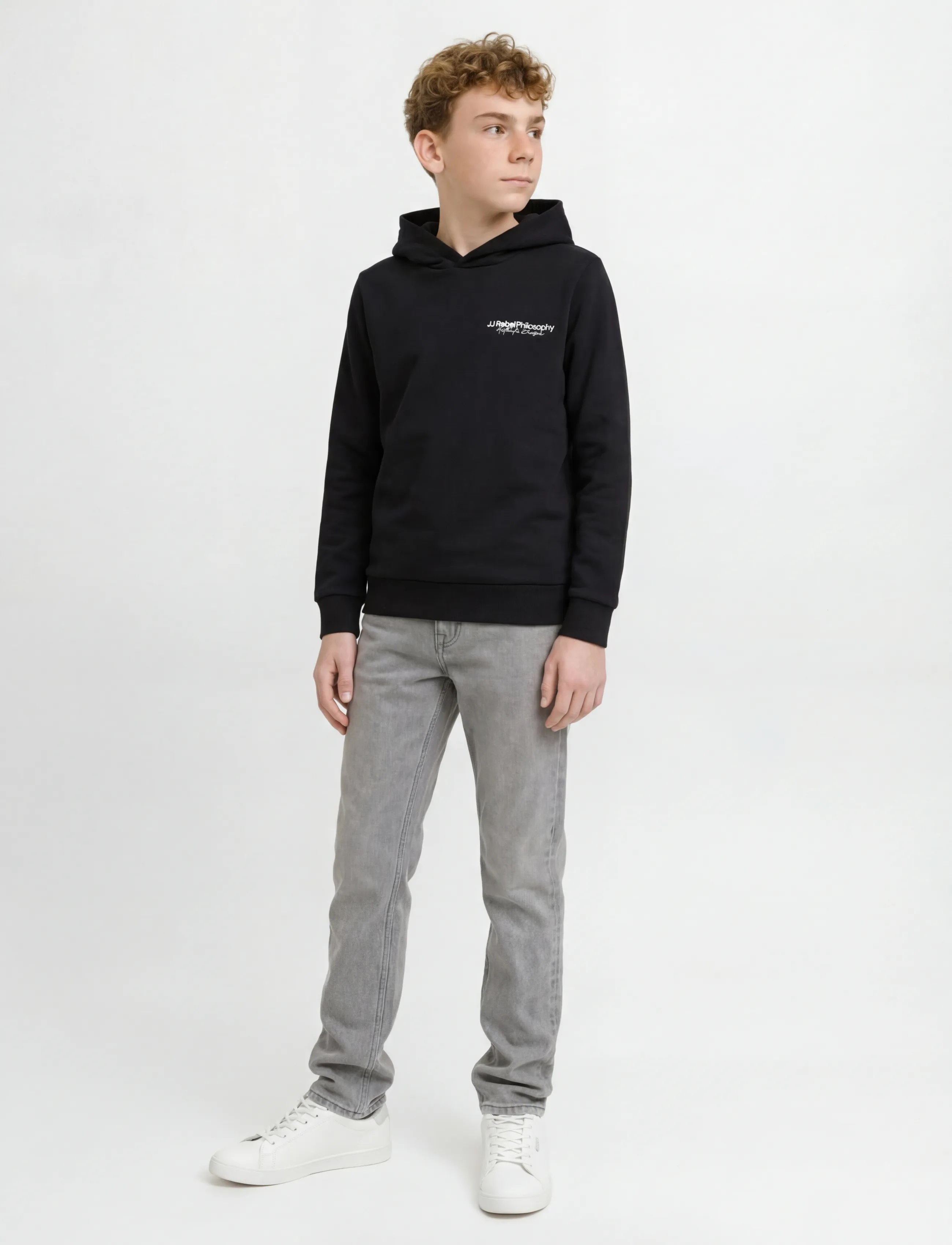 JJ REBEL - JREBRYAN JJCRAFT AT 631 NOOS JNR - grey denim - 4