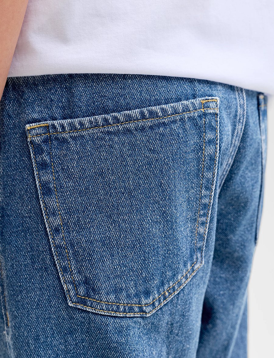JJ REBEL - JREBRYAN JJCRAFT AT 635 NOOS JNR - loose jeans - blue denim - 5
