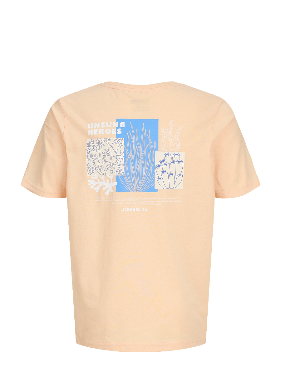 JJ REBEL - JREBANTONIO SS TEE JNR - apricot ice - 2