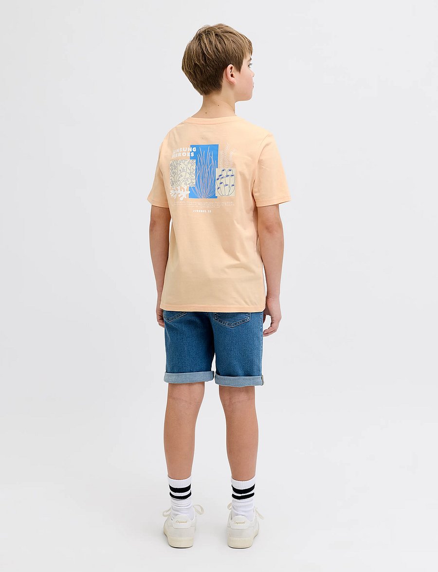 JJ REBEL - JREBANTONIO SS TEE JNR - apricot ice - 3