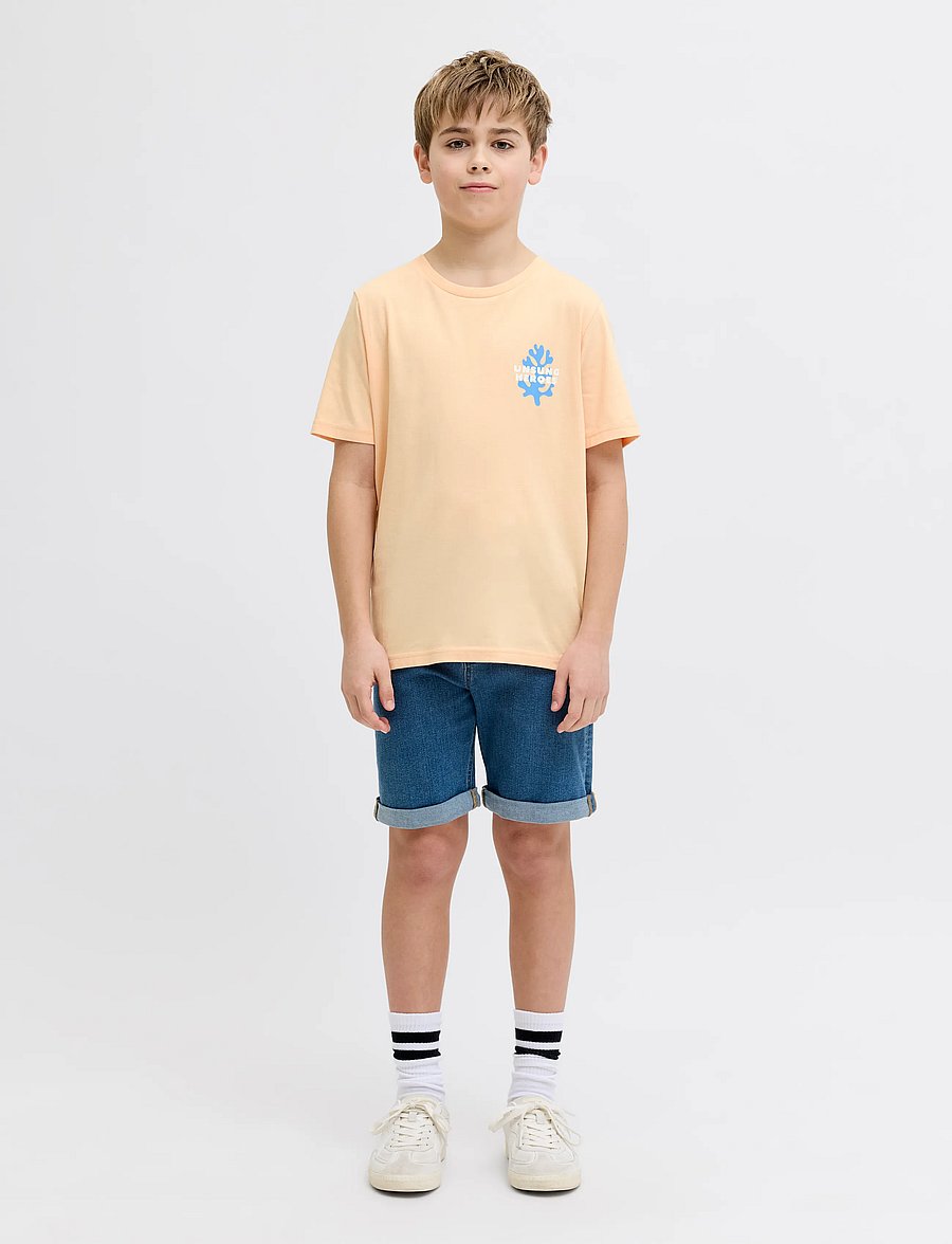 JJ REBEL - JREBANTONIO SS TEE JNR - apricot ice - 4