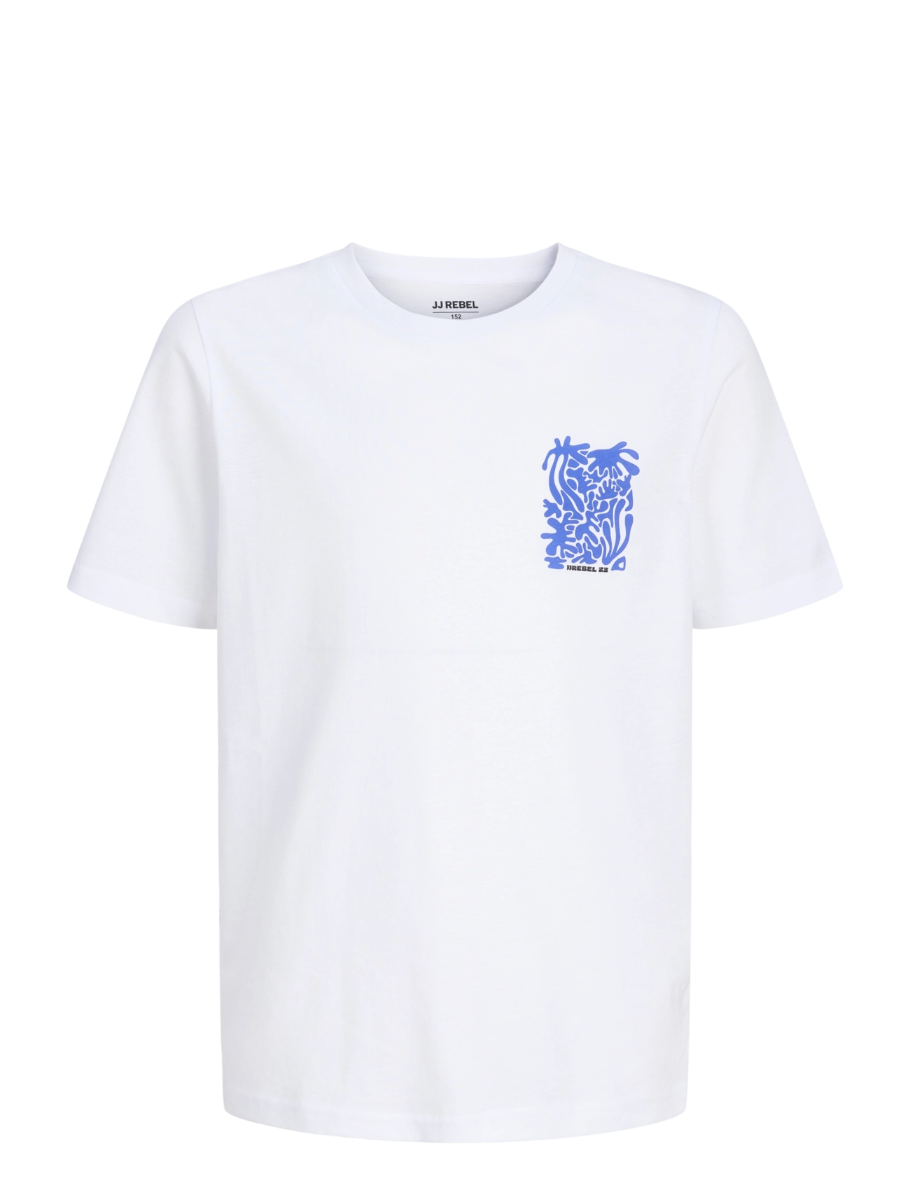 JJ REBEL Jrebantonio Ss Tee Jnr Weiß - 152 - Kinder