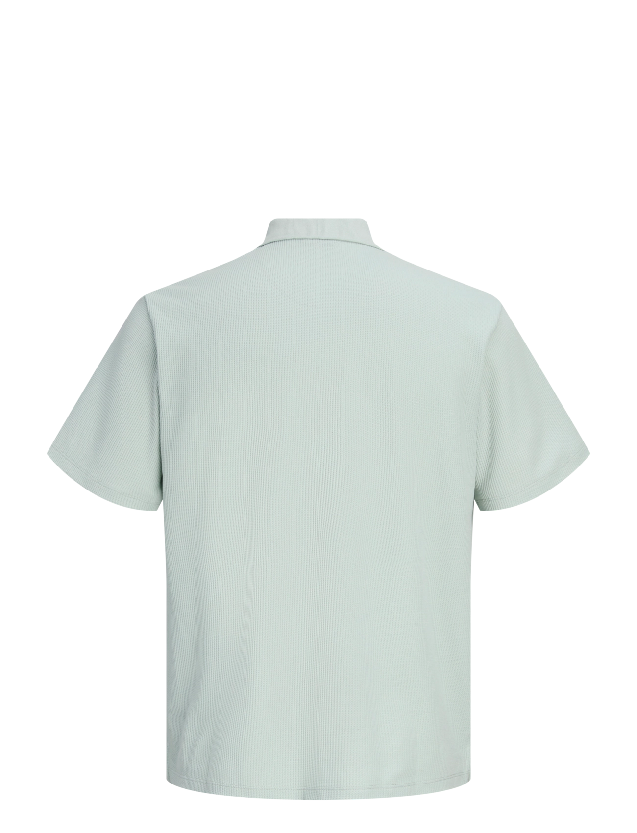 JJ REBEL - JREBARCO SS ZIP POLO - kortærmede poloer - aqua gray - 1