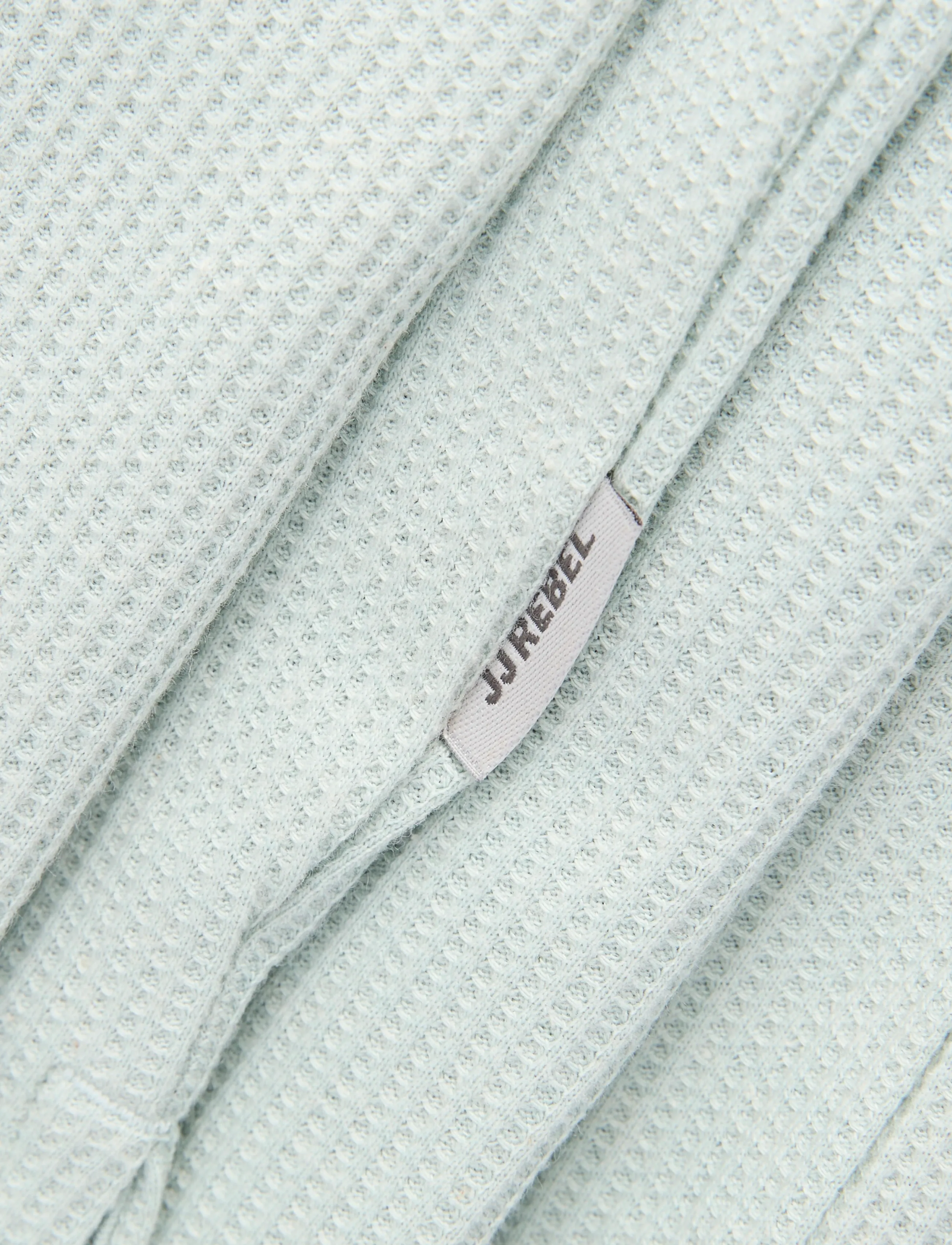 JJ REBEL - JREBARCO SS ZIP POLO - kortærmede poloer - aqua gray - 2