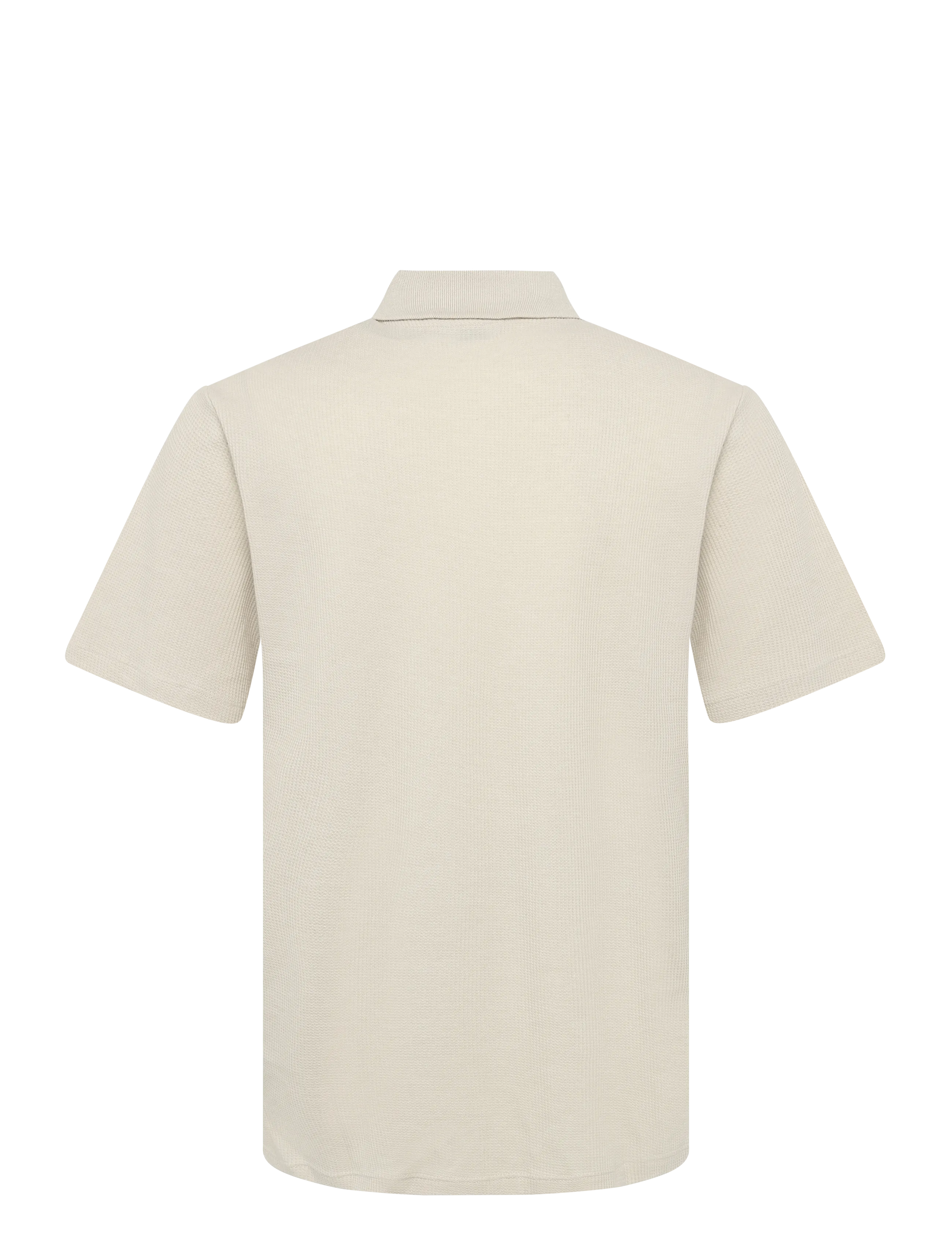 JJ REBEL - JREBARCO SS ZIP POLO - moonbeam - 1