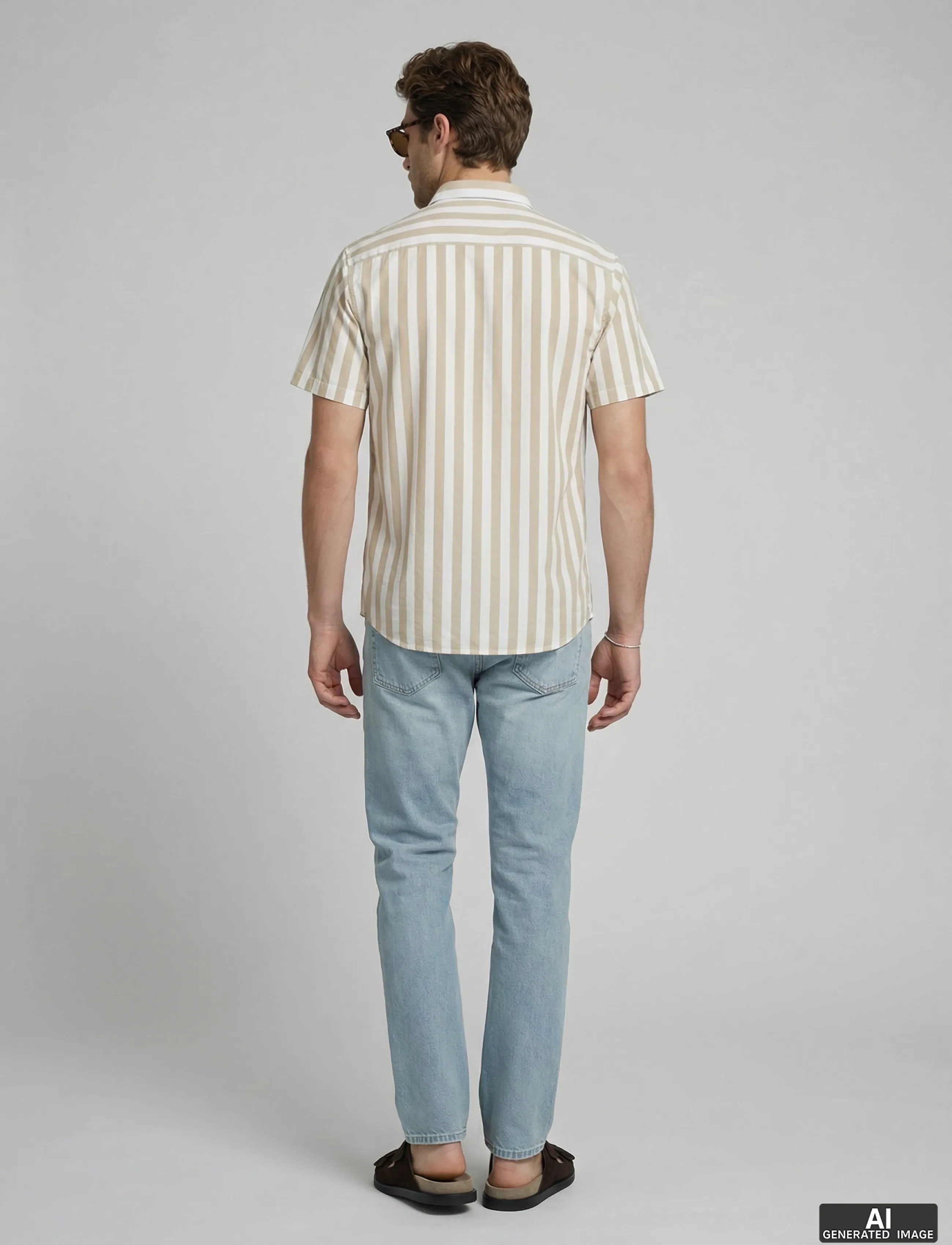 JJ REBEL - JREBALFRED STRIPE SS SHIRT - laveste priser - crockery - 3