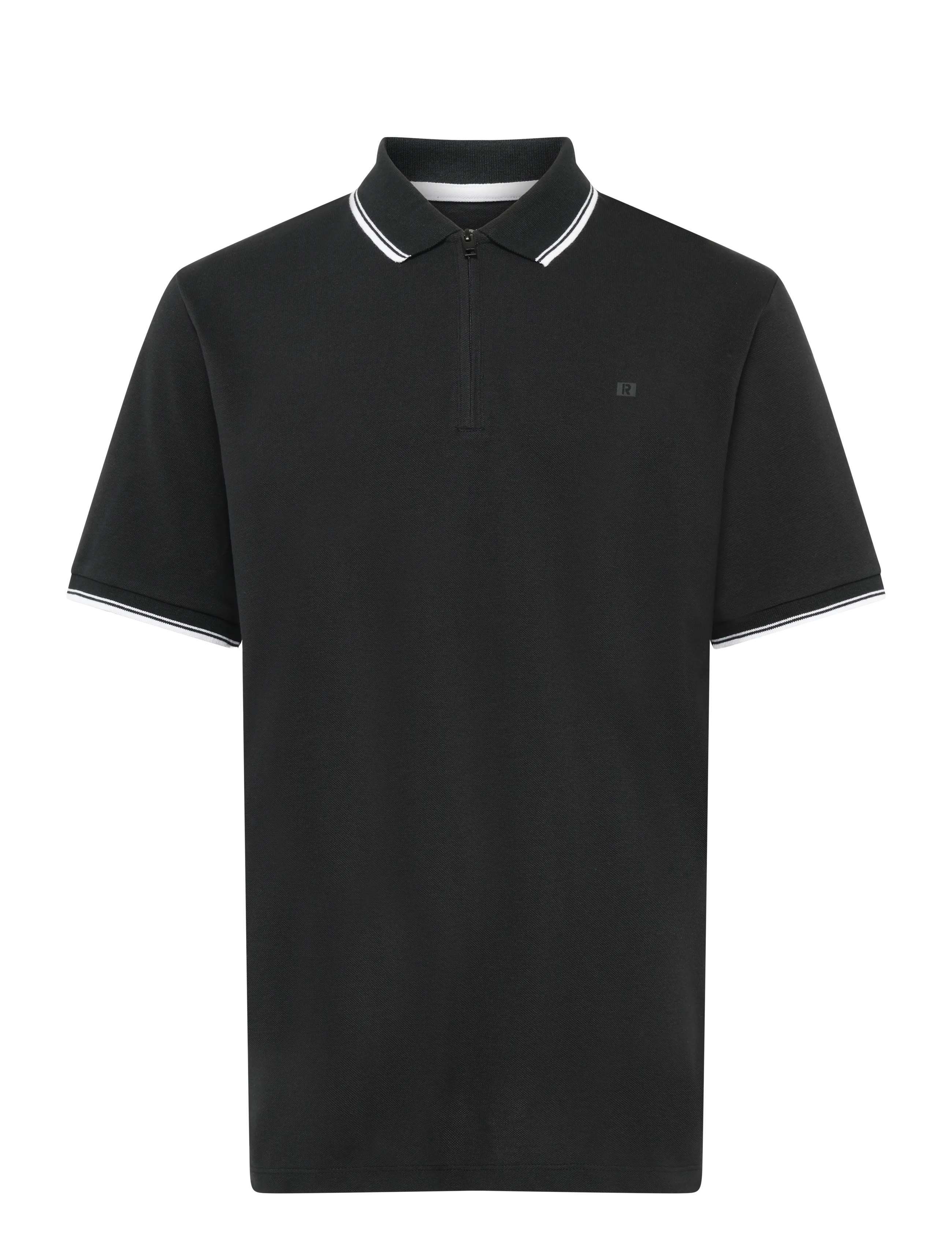 JJ REBEL JREBCONRAD POLO SS - GLO - Kleidung - BLACK / black