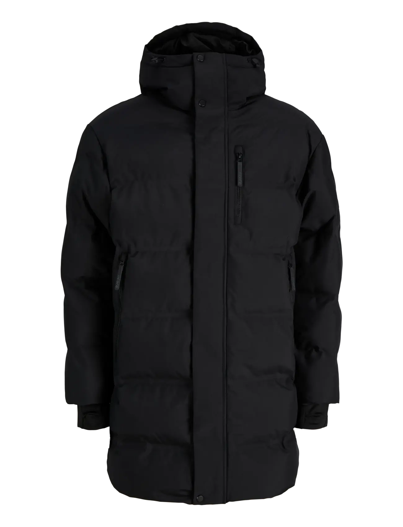 JJ Sport JCOTRACE ALPHA LONG PUFFER - Dunjackor - BLACK / black