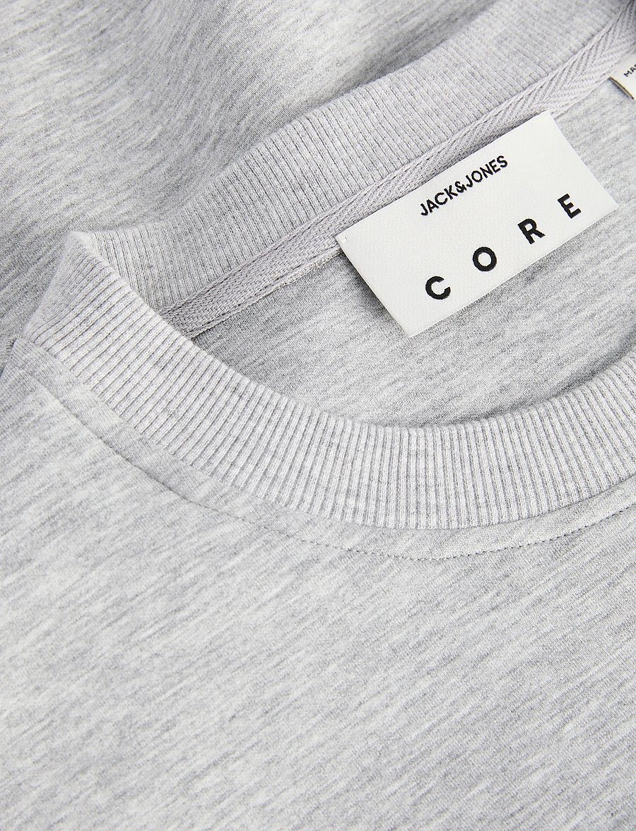 JJ Sport - JCOLEGACY SWEAT SCUBA CREWNECK LN BF - light grey melange - 3