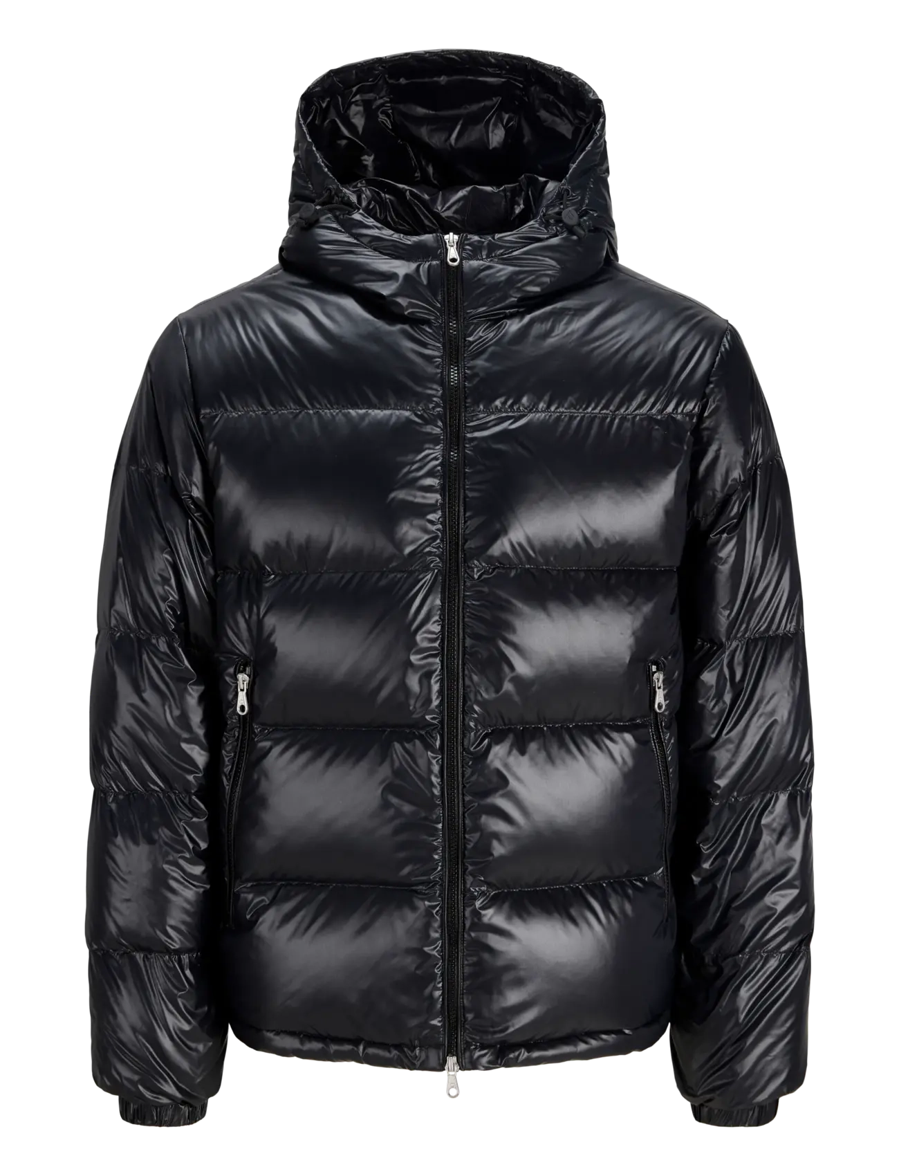 JJ Sport JCOCLUB SHINY PUFFER JACKET BF LN - Vinterjakker - BLACK / black