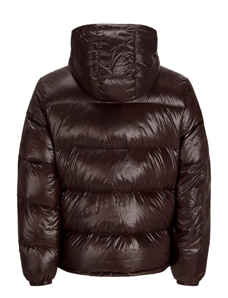 JJ Sport - JCOCLUB SHINY PUFFER JACKET BF LN - winterjacken - chocolate torte - 1