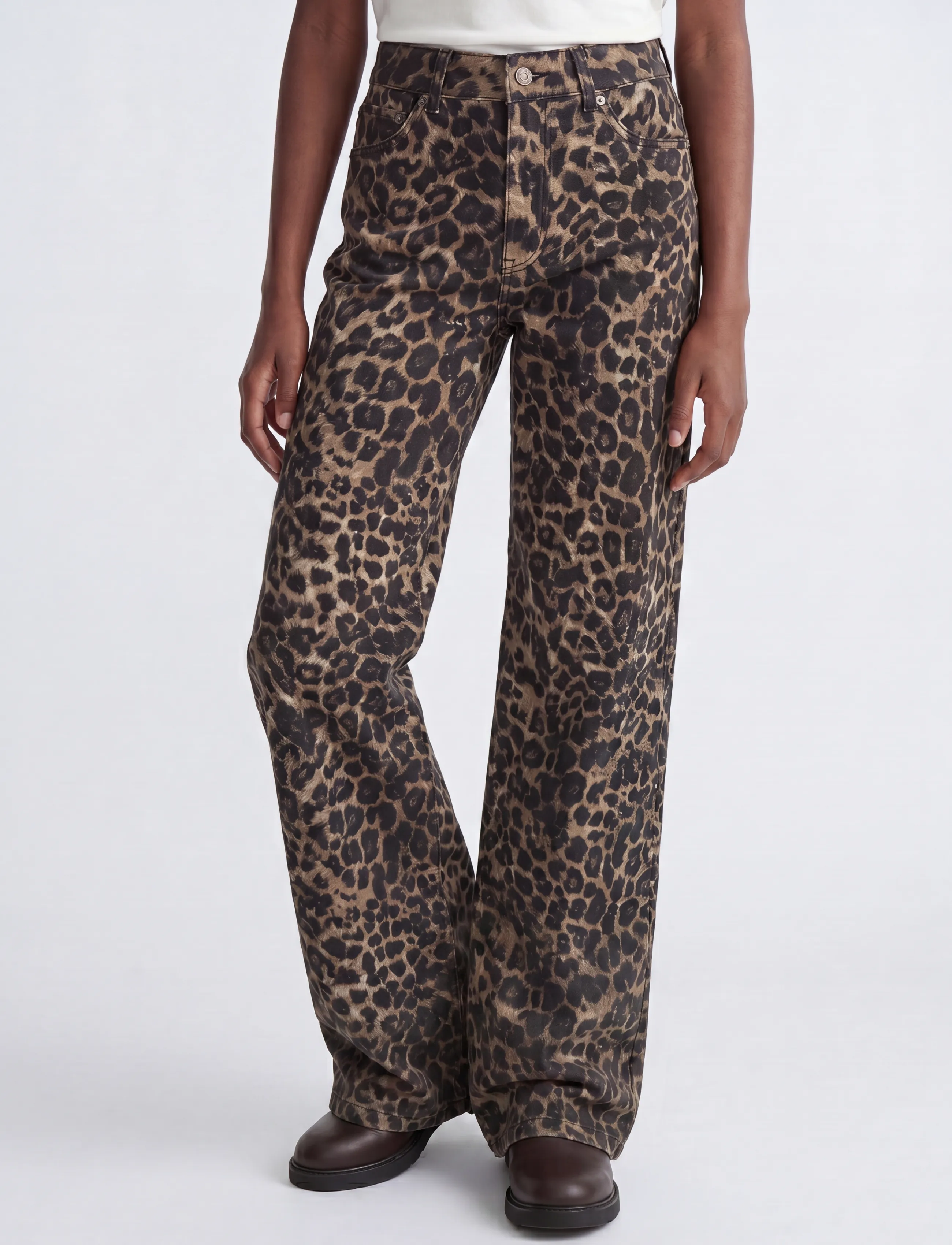 JJXX Kids JXZOE SARAH WIDE PANTS PNT GRL NOOS - Hosen - CORNSTALK / beige
