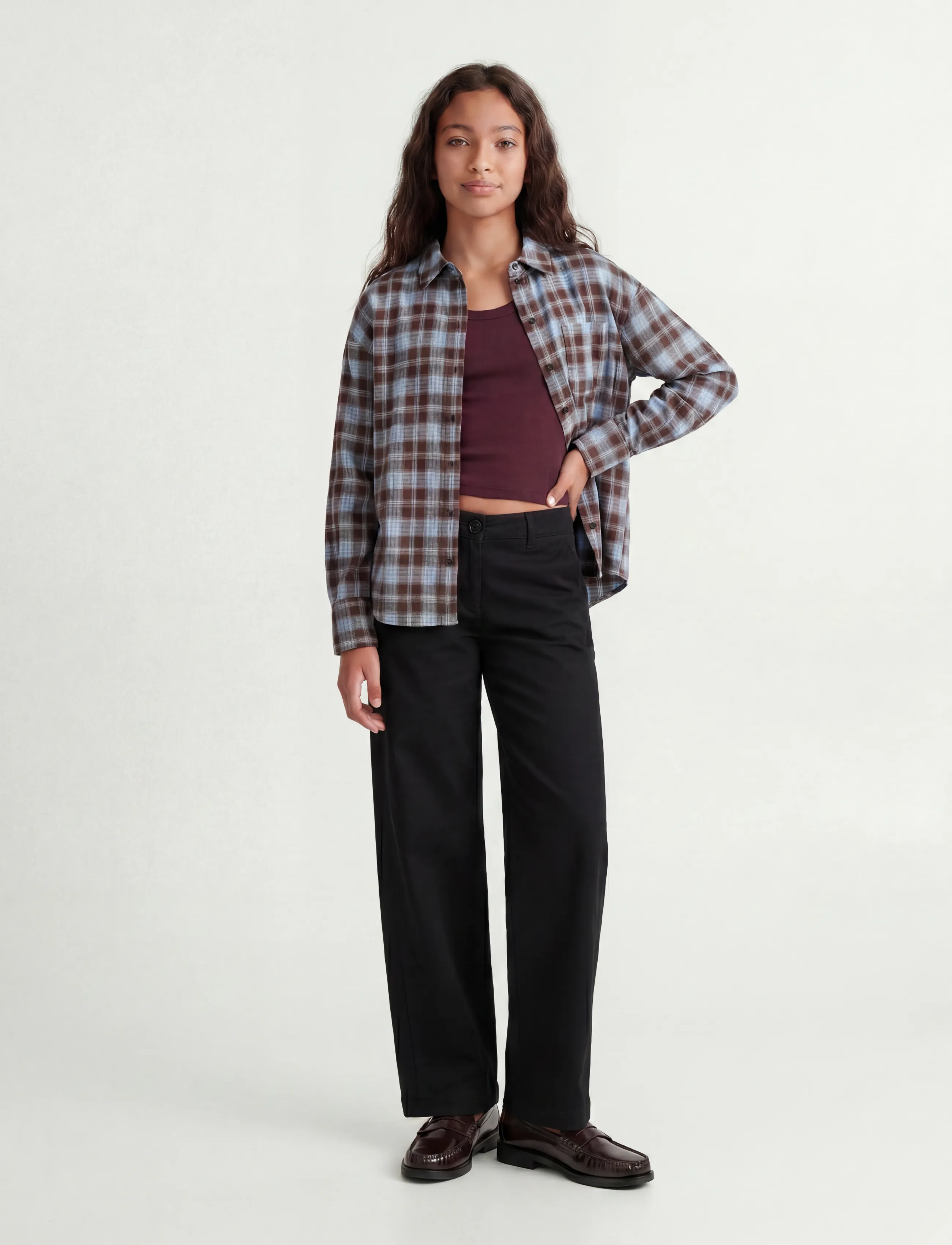 JJXX Kids - JXHAZEL KIRA BARREL PANTS PNT GRL NOOS - chino-püksid - black - 4