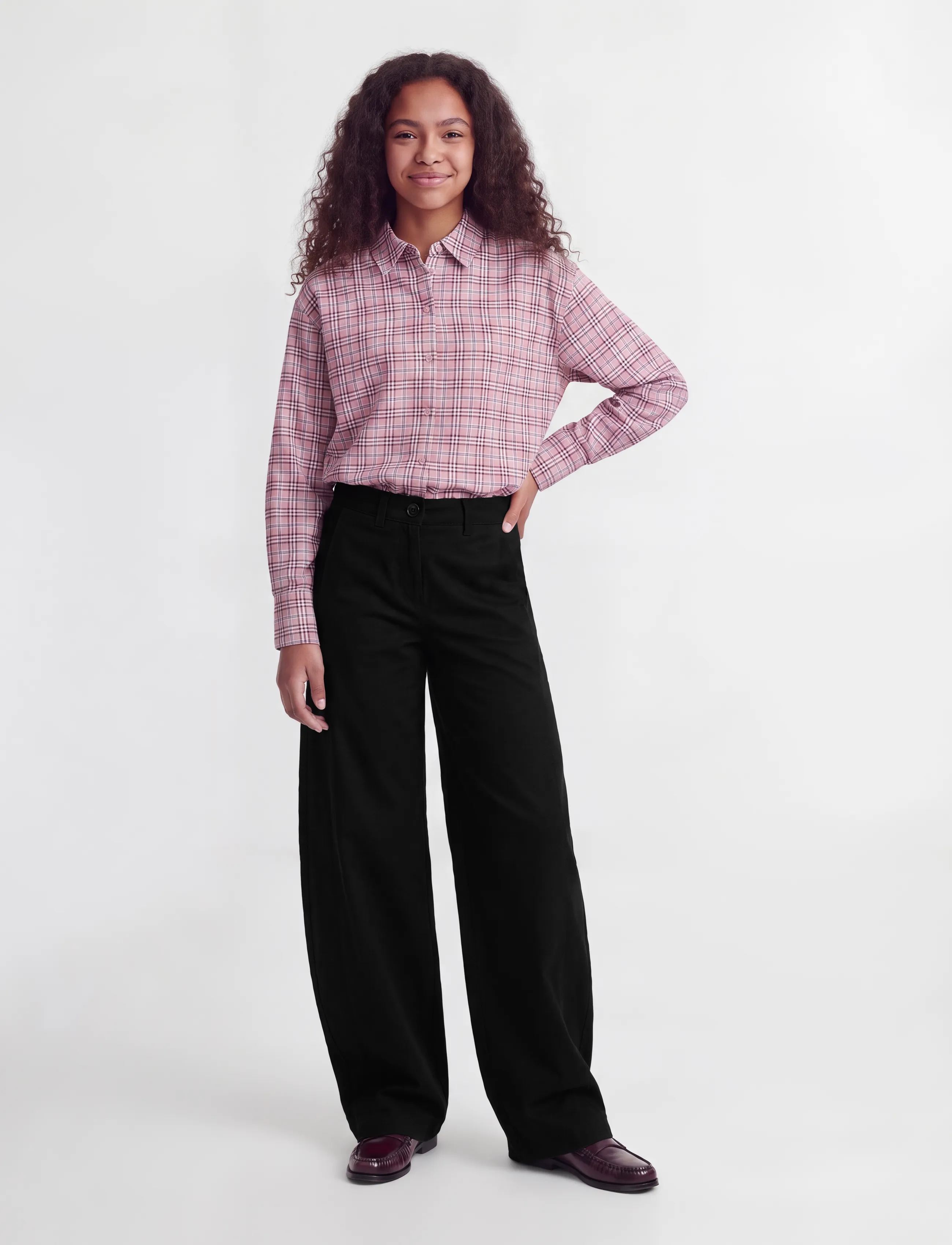 JJXX Kids - JXHAZEL KIRA BARREL PANTS PNT GRL NOOS - chinos - black - 4