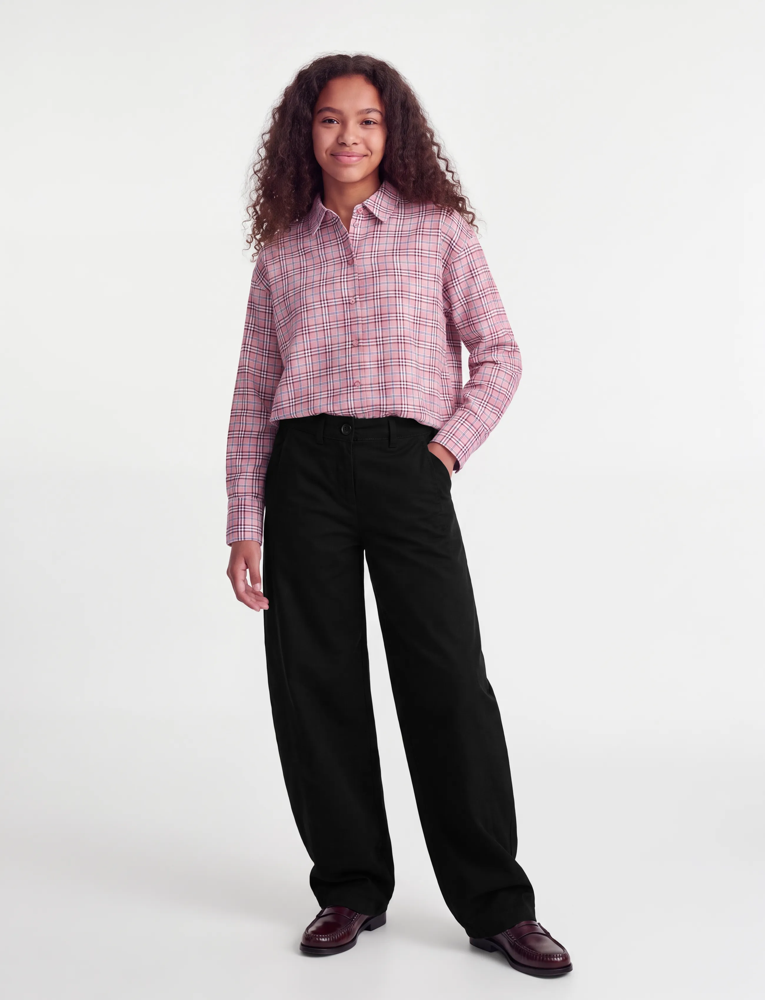 JJXX Kids - JXHAZEL KIRA BARREL PANTS PNT GRL NOOS - chinos - black - 5