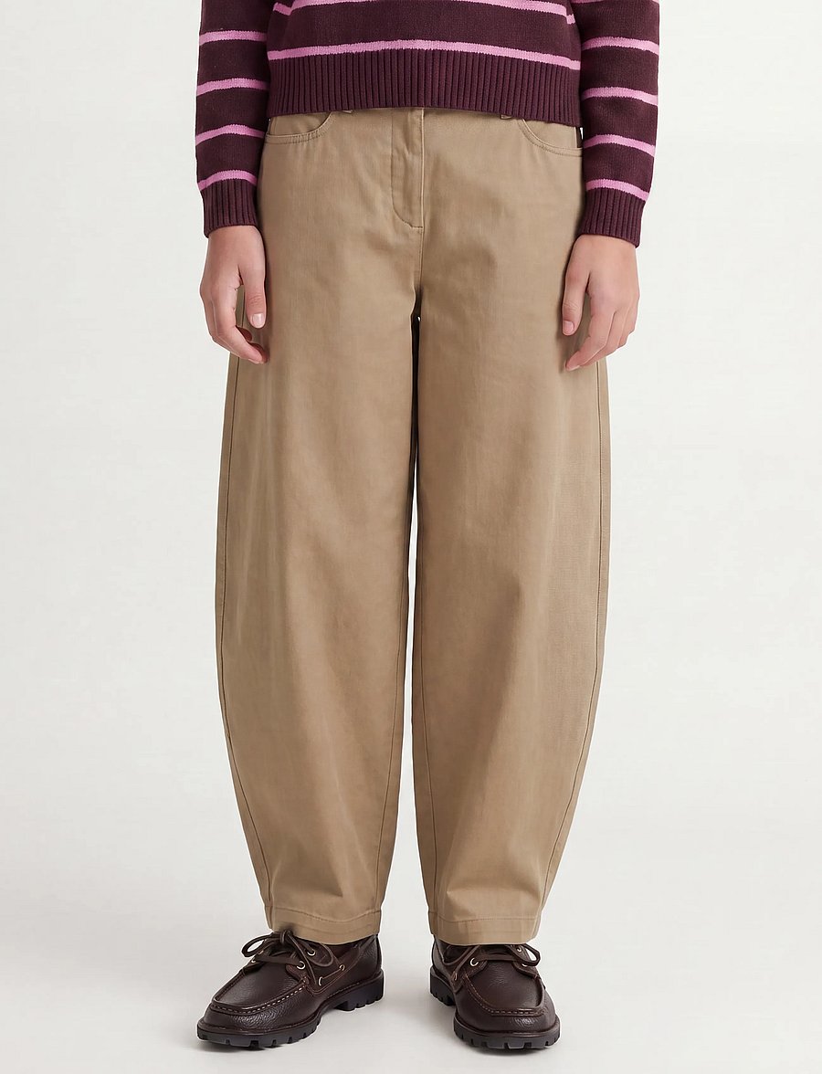 JJXX Kids - JXHAZEL KIRA BARREL PANTS PNT GRL NOOS - chinos - petrified oak - 0