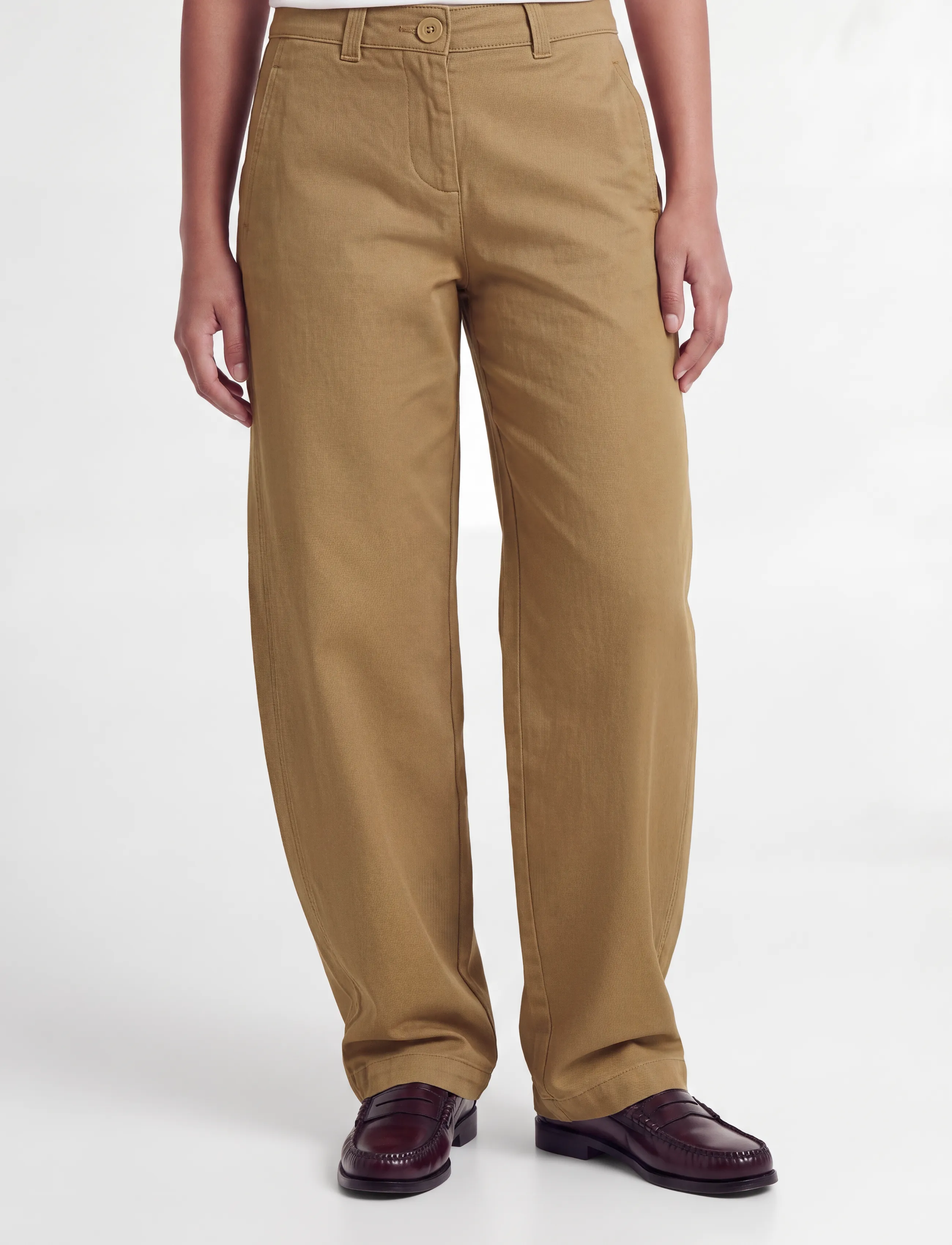 JJXX Kids JXHAZEL KIRA BARREL PANTS PNT GRL NOOS - Chinos - PETRIFIED OAK / beige