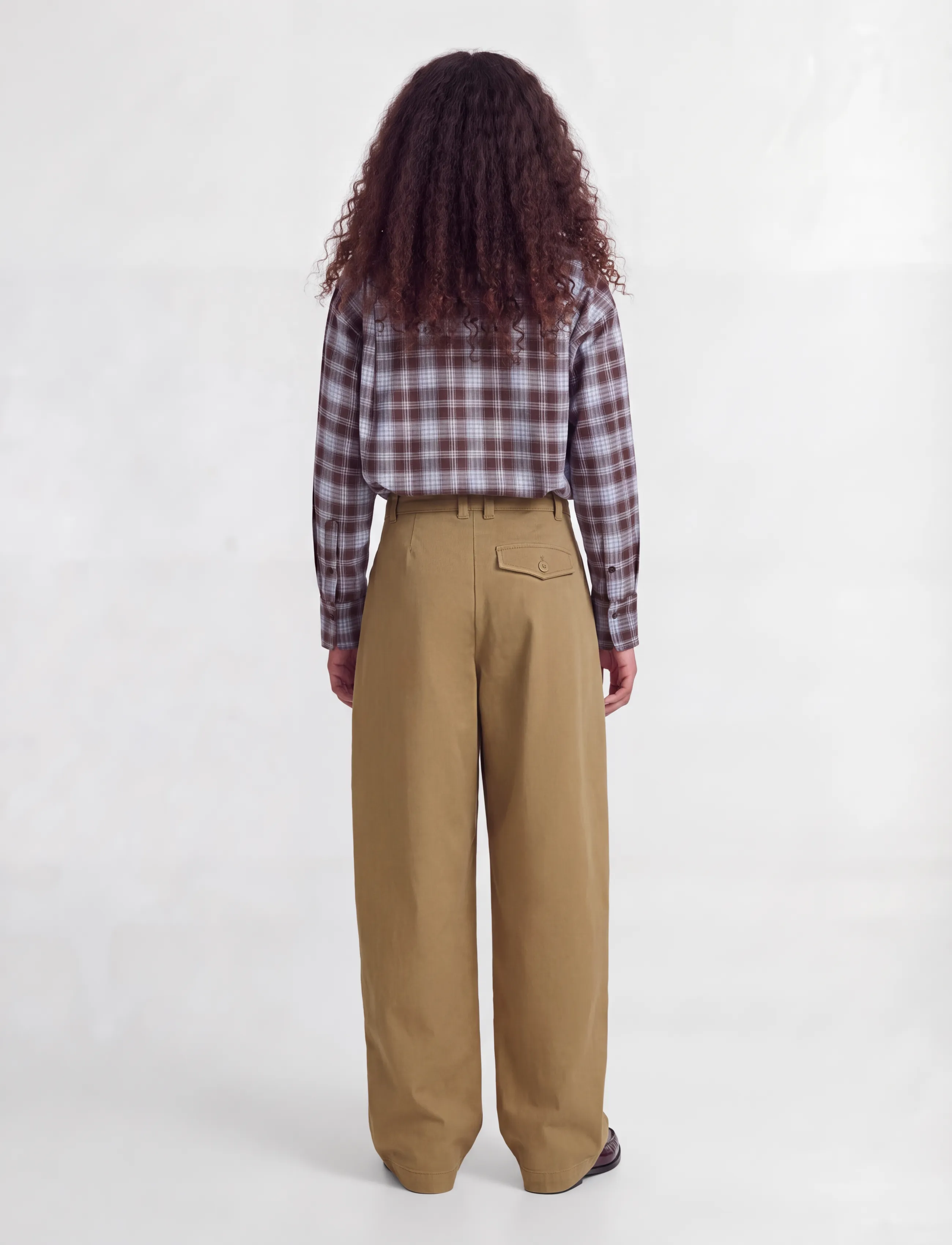 JJXX Kids - JXHAZEL KIRA BARREL PANTS PNT GRL NOOS - sügisesed riided - petrified oak - 3