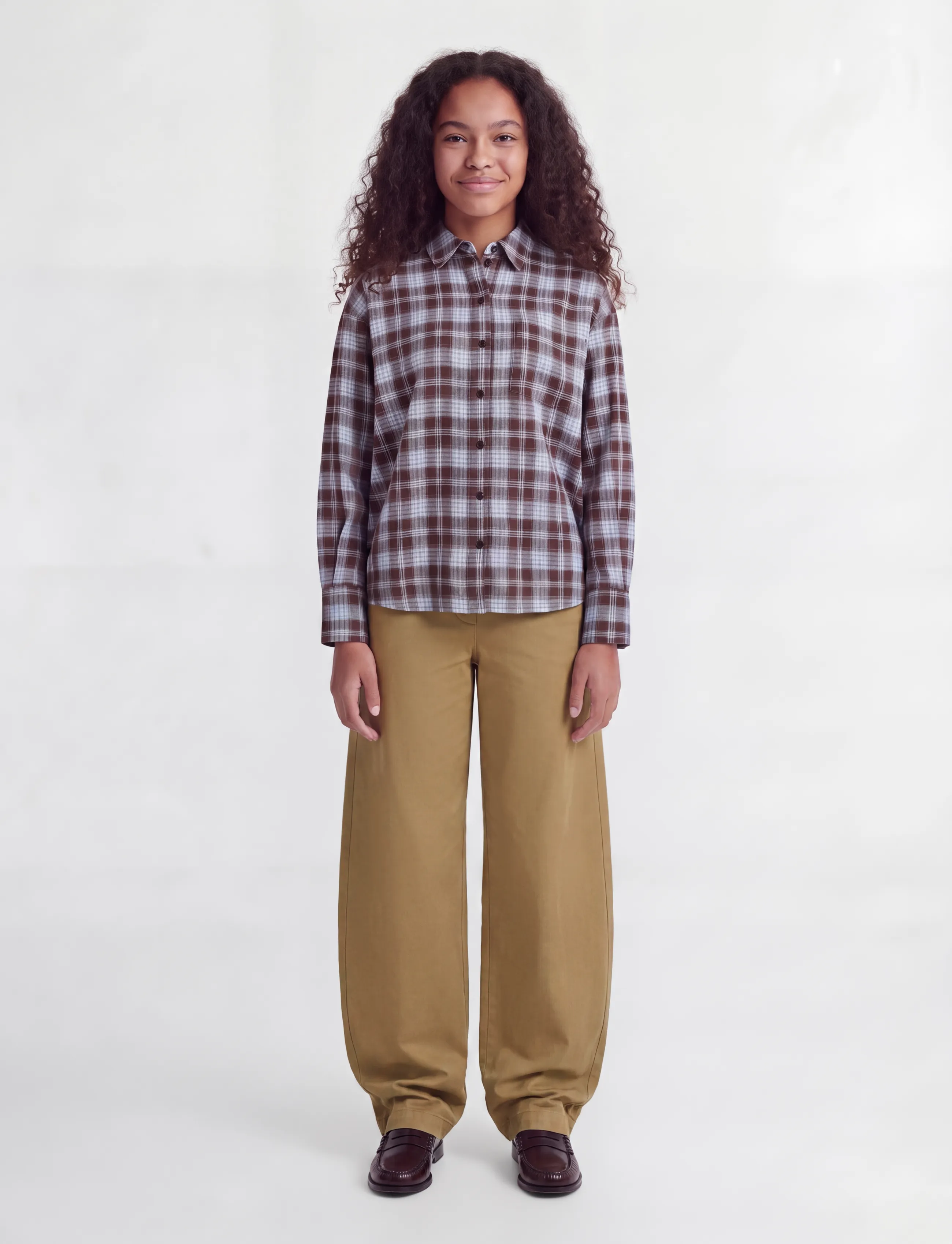 JJXX Kids - JXHAZEL KIRA BARREL PANTS PNT GRL NOOS - sügisesed riided - petrified oak - 4