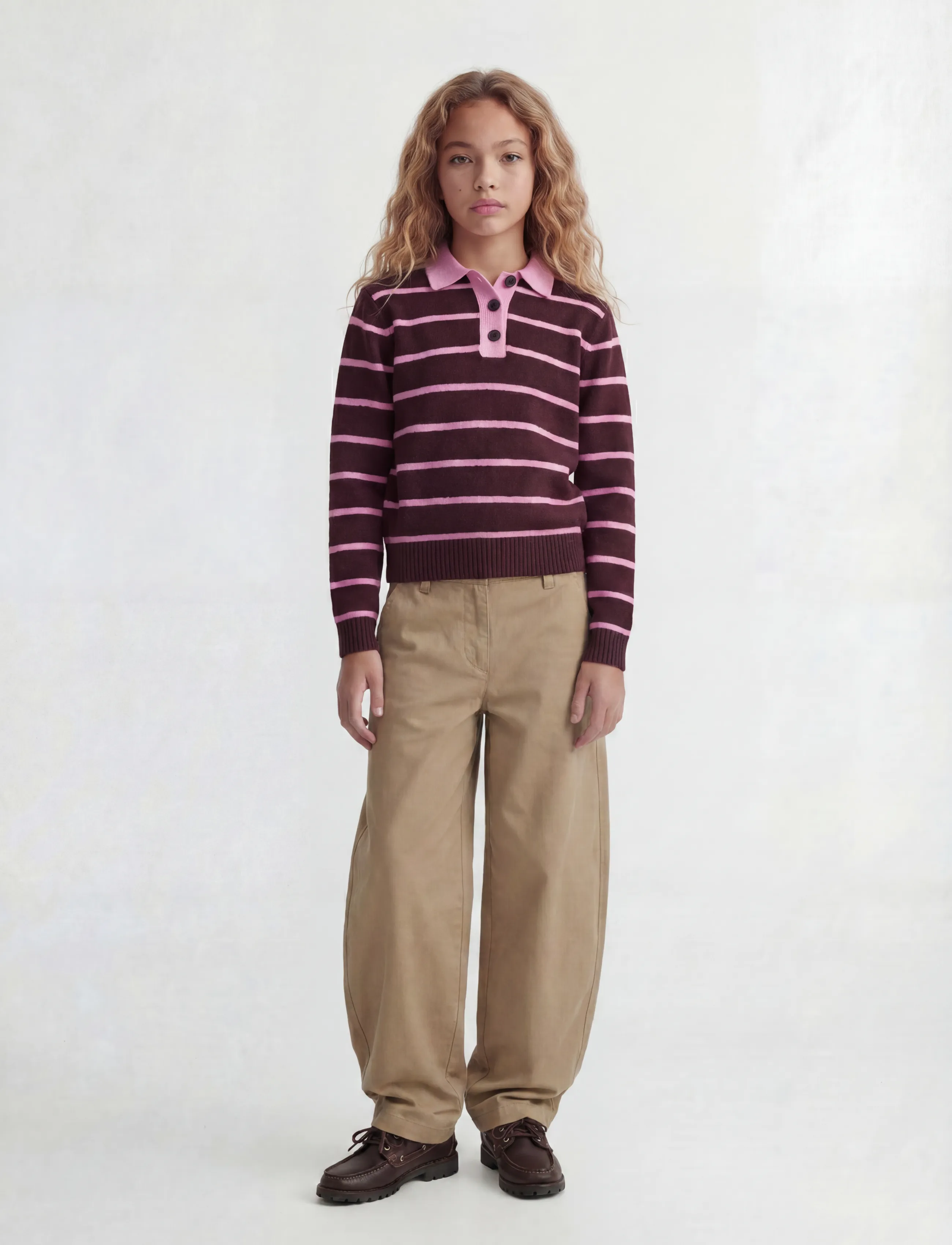 JJXX Kids - JXHAZEL KIRA BARREL PANTS PNT GRL NOOS - chinos - petrified oak - 4
