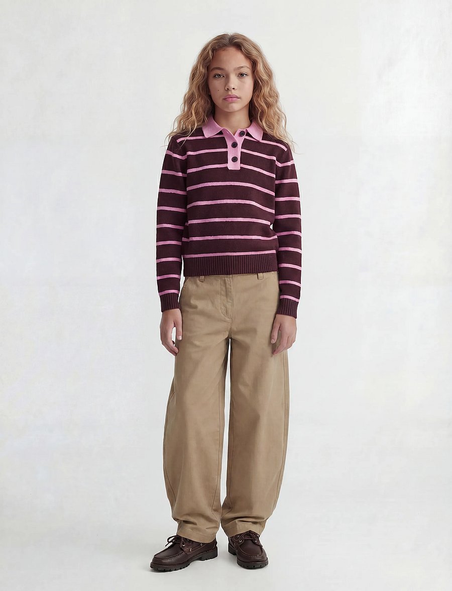 JJXX Kids - JXHAZEL KIRA BARREL PANTS PNT GRL NOOS - chinos - petrified oak - 4