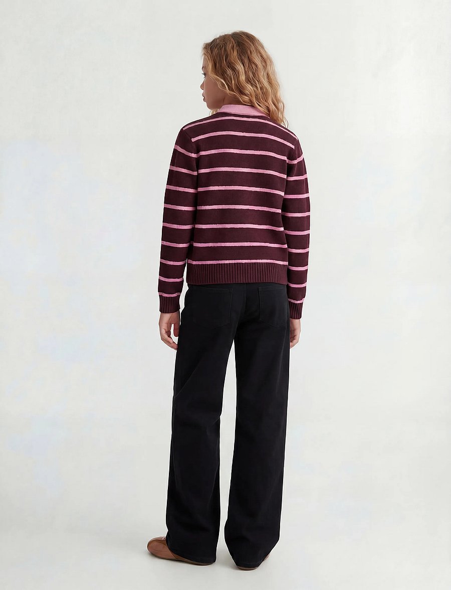 JJXX Kids - JXZOE GELLY WIDE PANTS PNT GRL SN - hosen mit weitem bein - black - 3