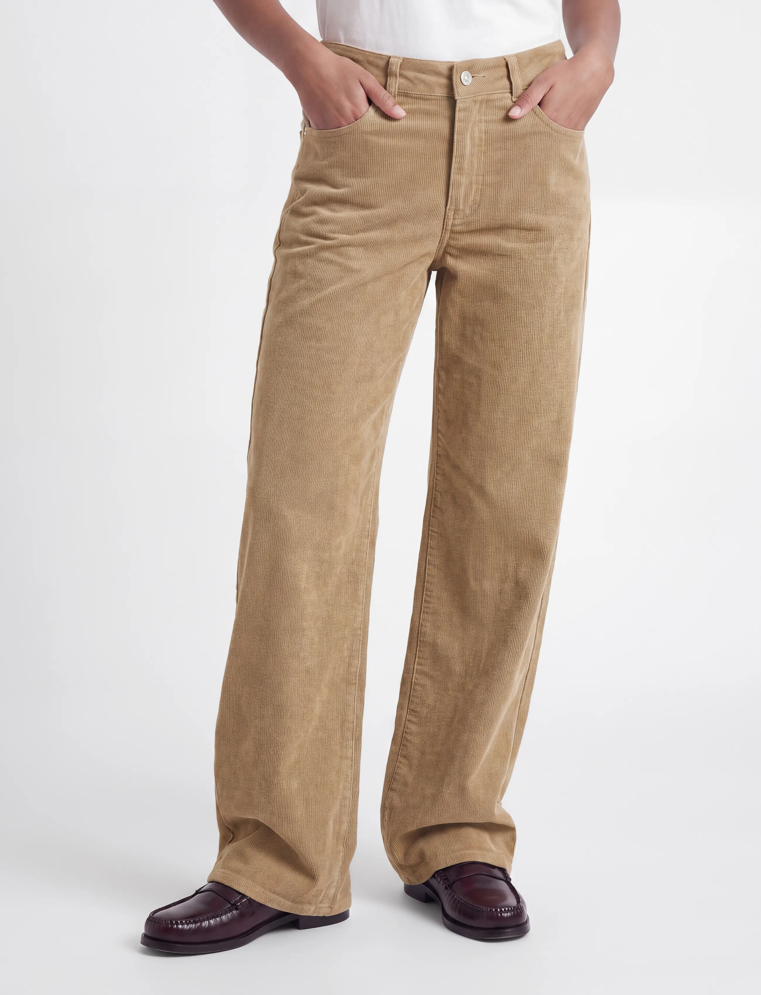 JJXX Kids - JXZOE GELLY WIDE PANTS PNT GRL SN - wide leg jeans - petrified oak - 0
